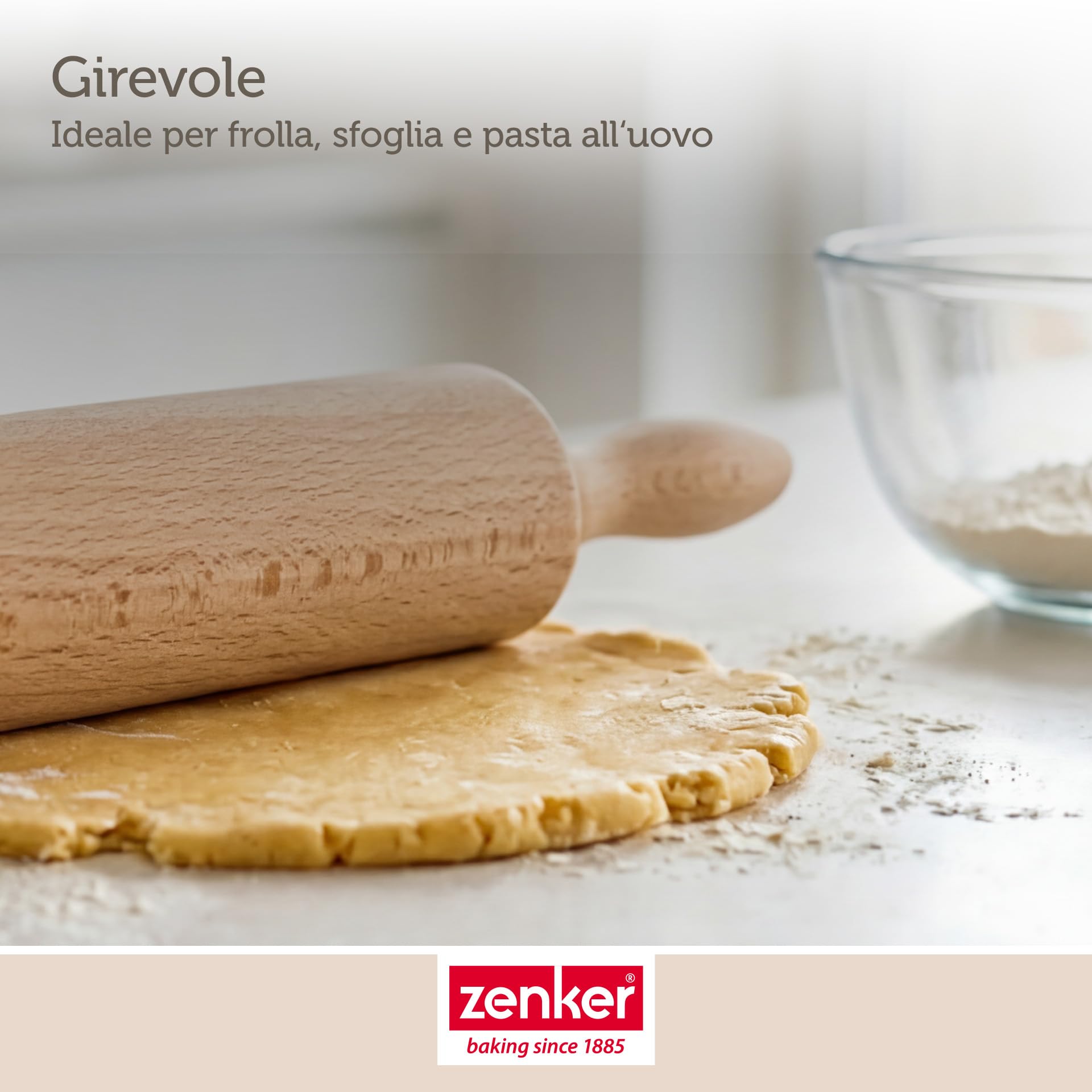 zenker-mini-mattarello-girevole-in-legno-di-faggio-24x4-5-cm-per-pasticceria-dol image 5