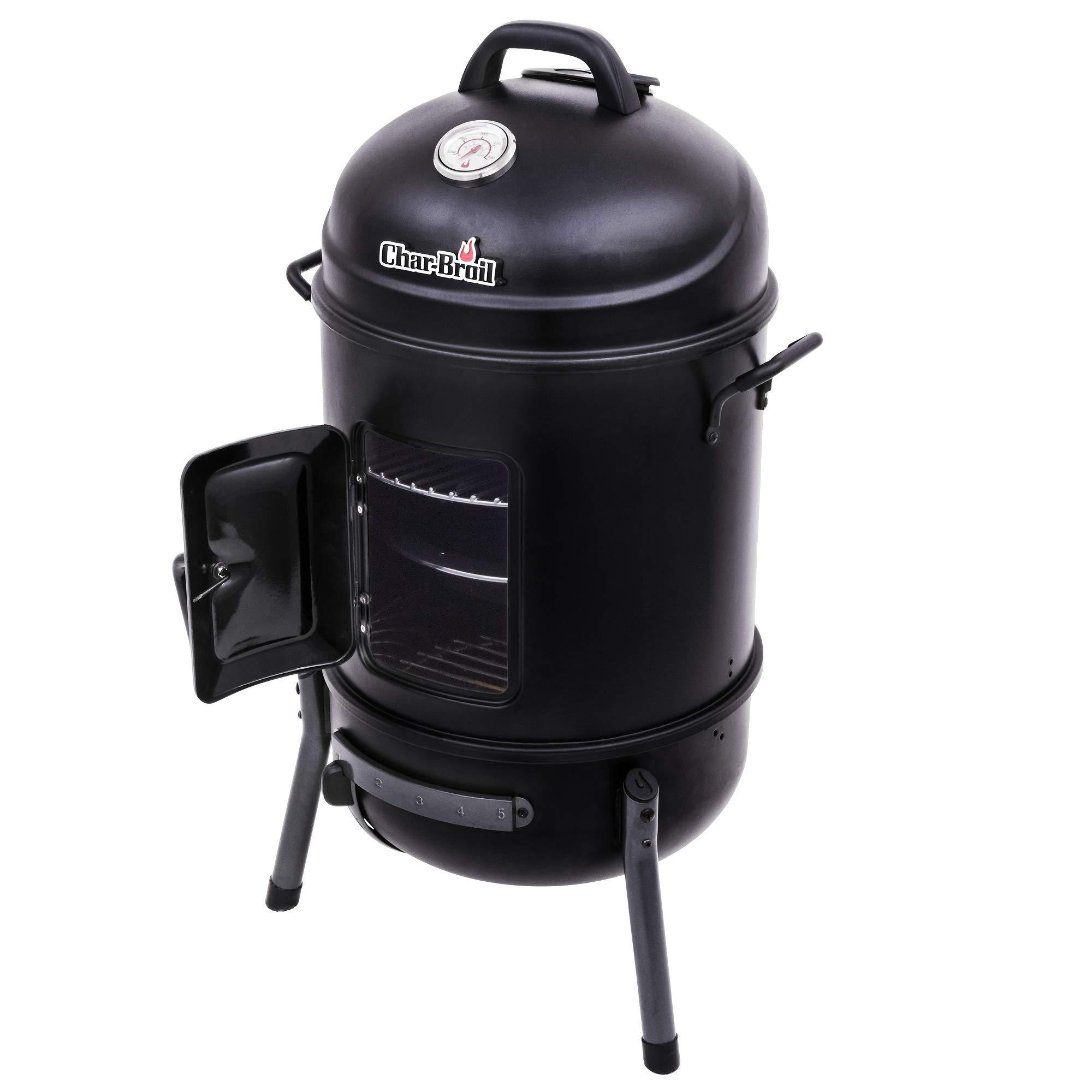 char-broil-140871-bullet-smoker-affumicatore-verticale-a-carbonella-con-griglia- image 4