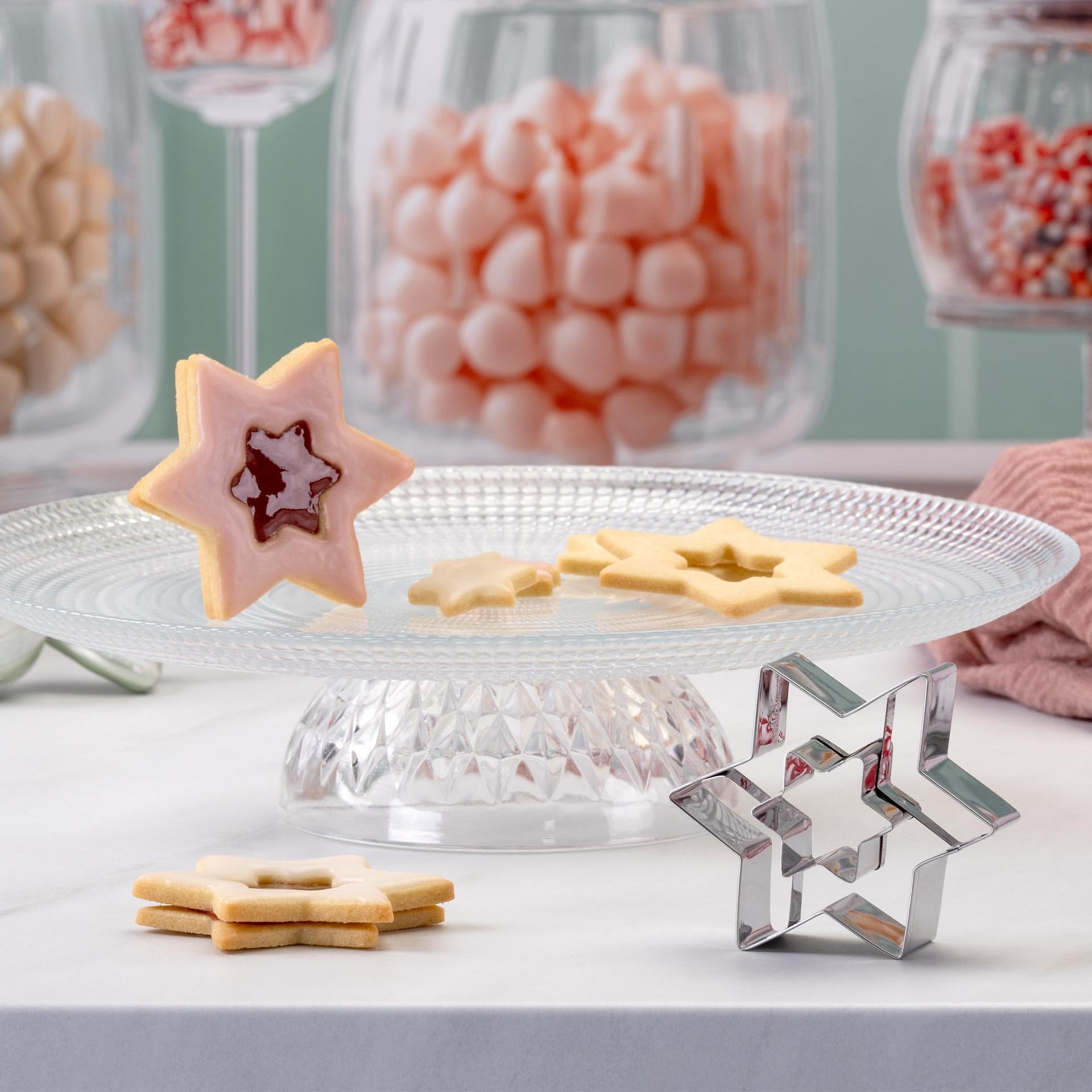 zenker-tagliabiscotti-linzer-a-stella-2-in-1-in-acciaio-inossidabile-per-biscott image 2