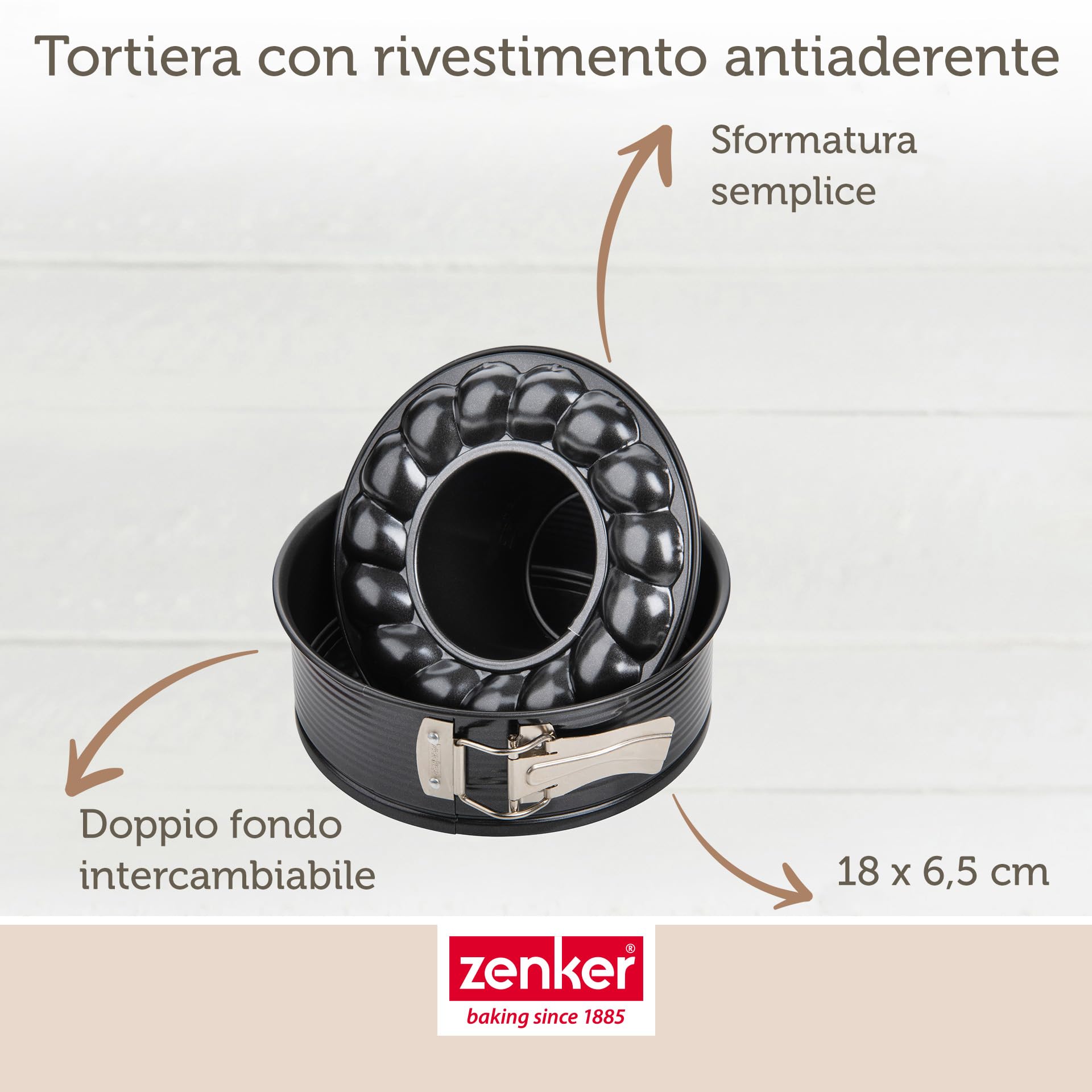 zenker-tortiera-apribile-a-cerniera-18x6-5-cm-con-2-fondi-acciaio-al-carbonio-an image 3