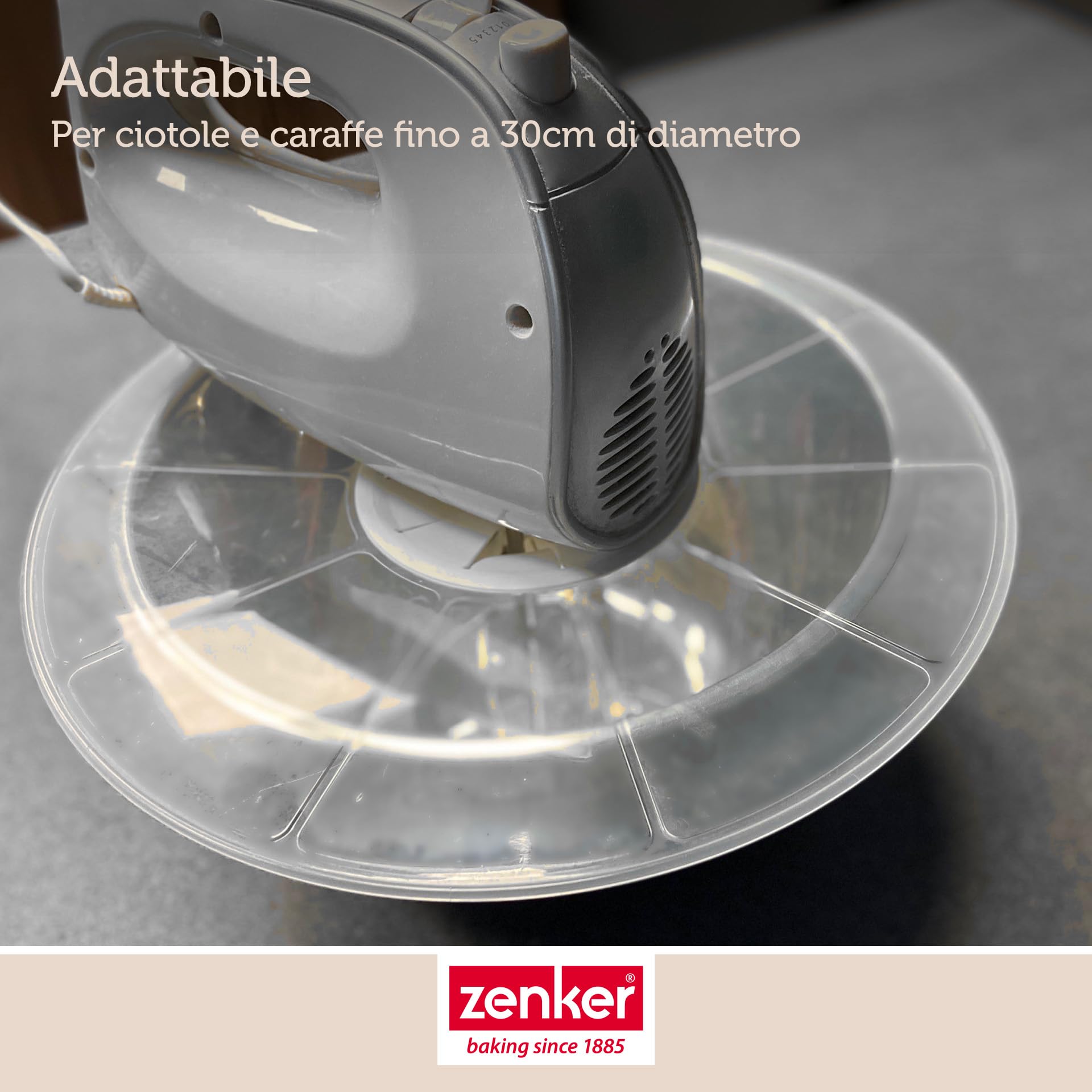 zenker-coperchio-paraspruzzi-antischizzi-30-cm-in-plastica-con-foro-centrale-in- image 6