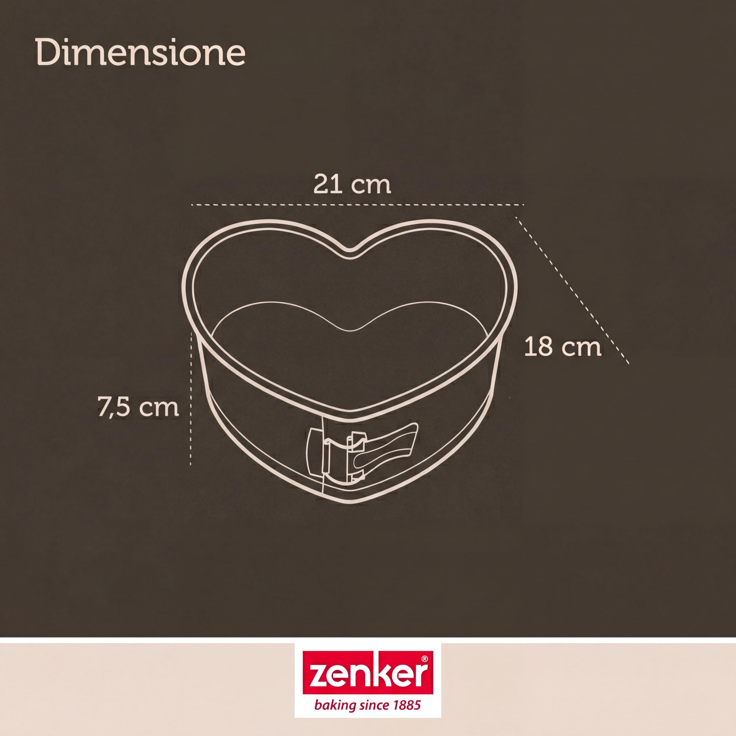 zenker-linea-silver-stampo-tortiera-mini-apribile-a-forma-di-cuore-in-acciaio-st image 4