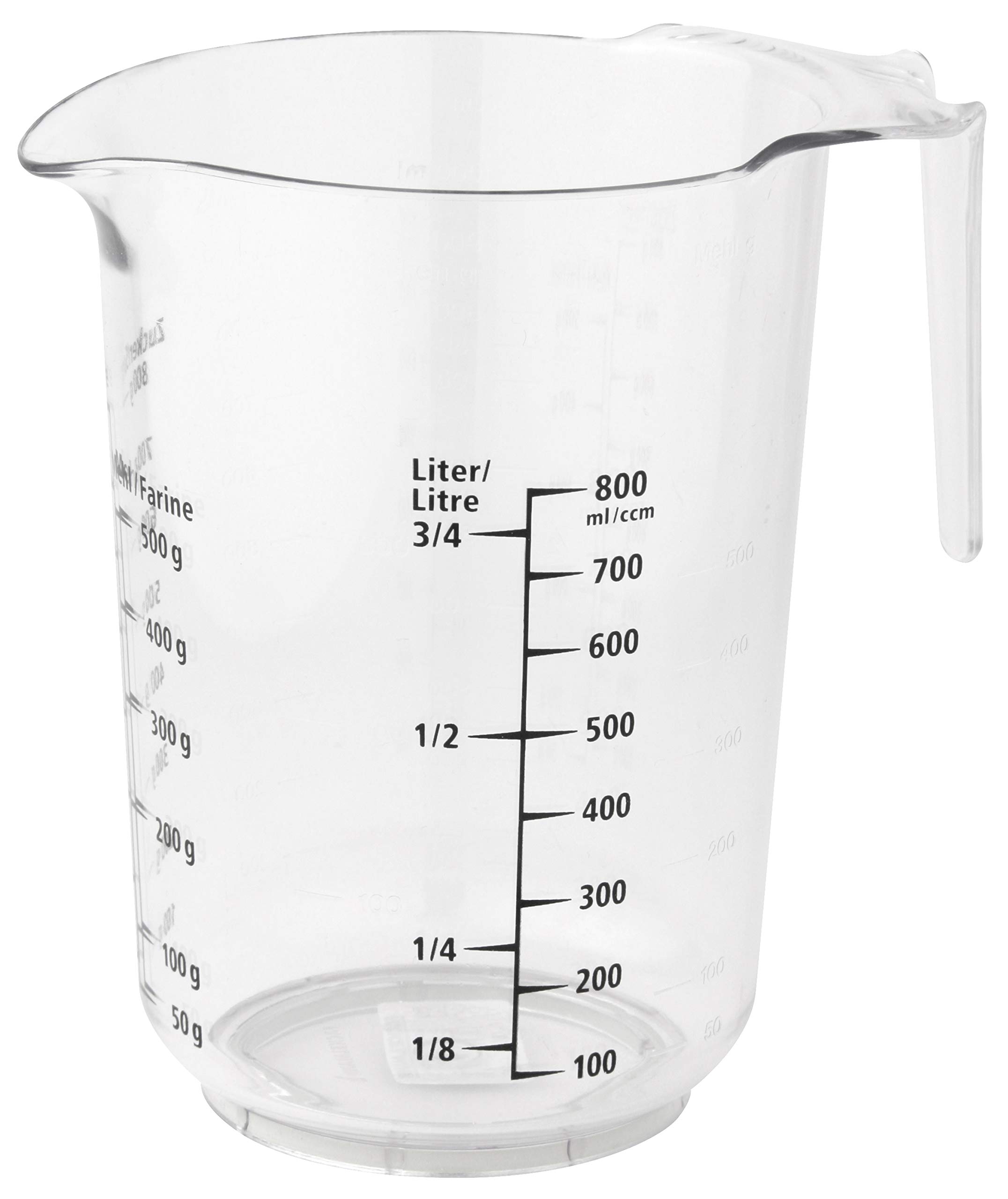 zenker-caraffa-graduata-da-1-litro-in-plastica-san-con-manico-11-2-x-14-5-x-16-c image 1