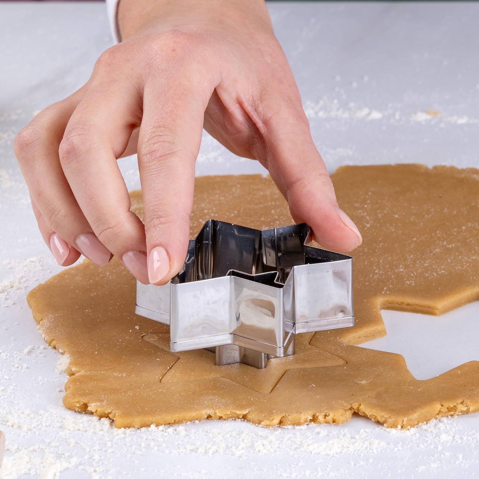 zenker-tagliabiscotti-linzer-a-stella-2-in-1-in-acciaio-inossidabile-per-biscott image 3