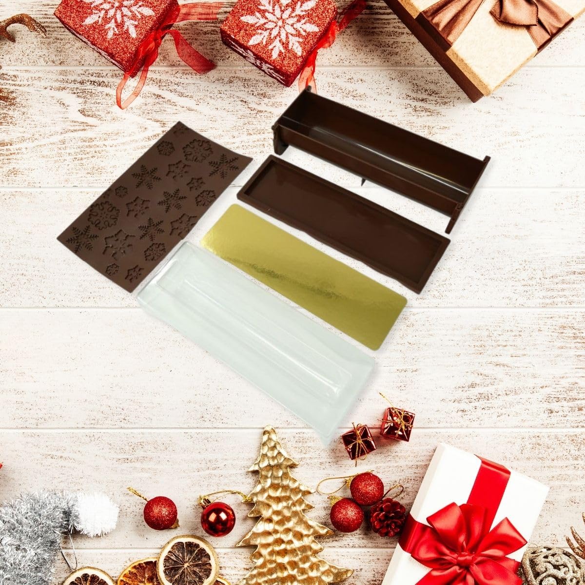 zenker-684286-stampo-tronco-di-natale-fiocco-di-neve-kit-completo-in-plastica-e- image 2