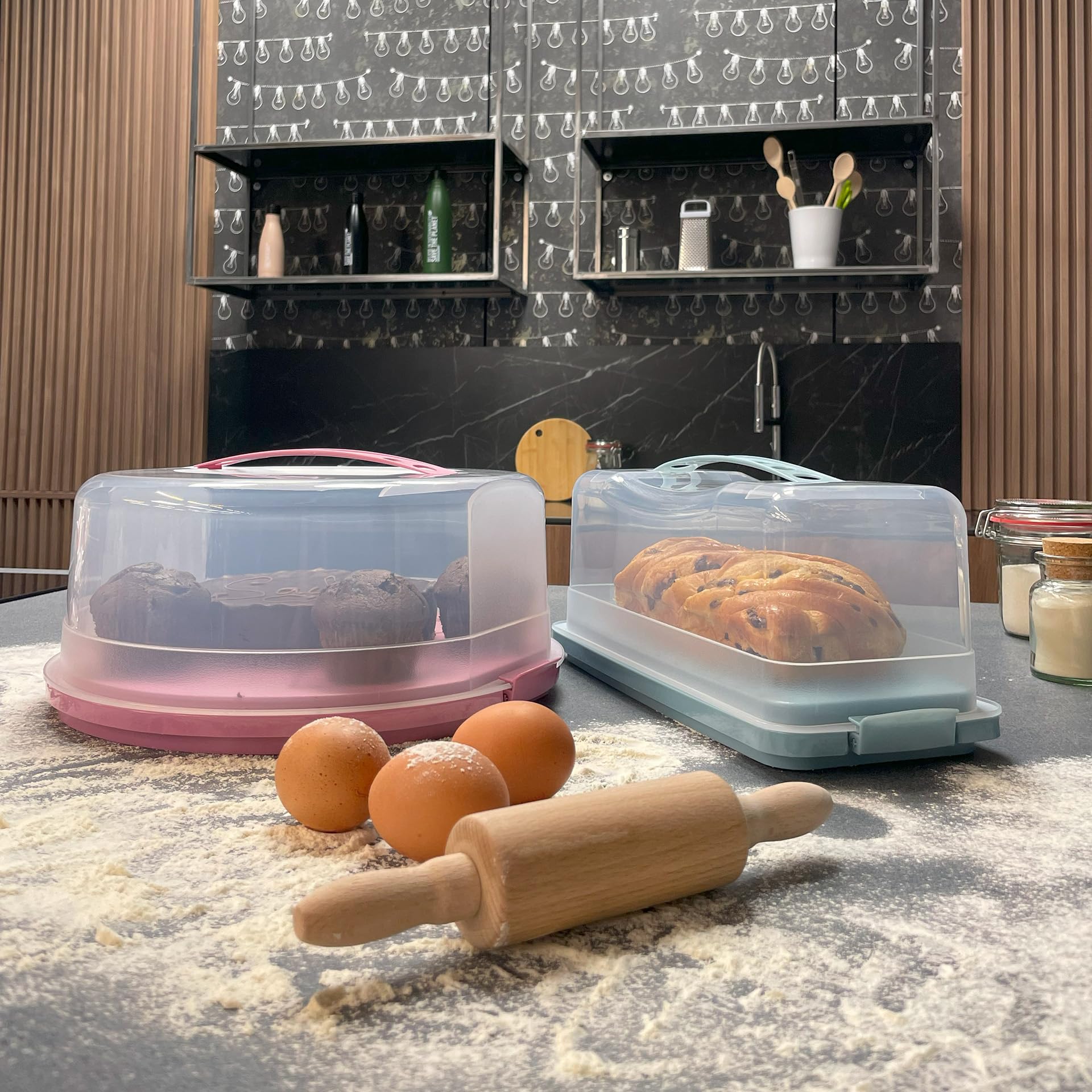 zenker-44497-porta-torta-rotondo-con-coperchio-e-2-chiusure-di-sicurezza-plastic image 4