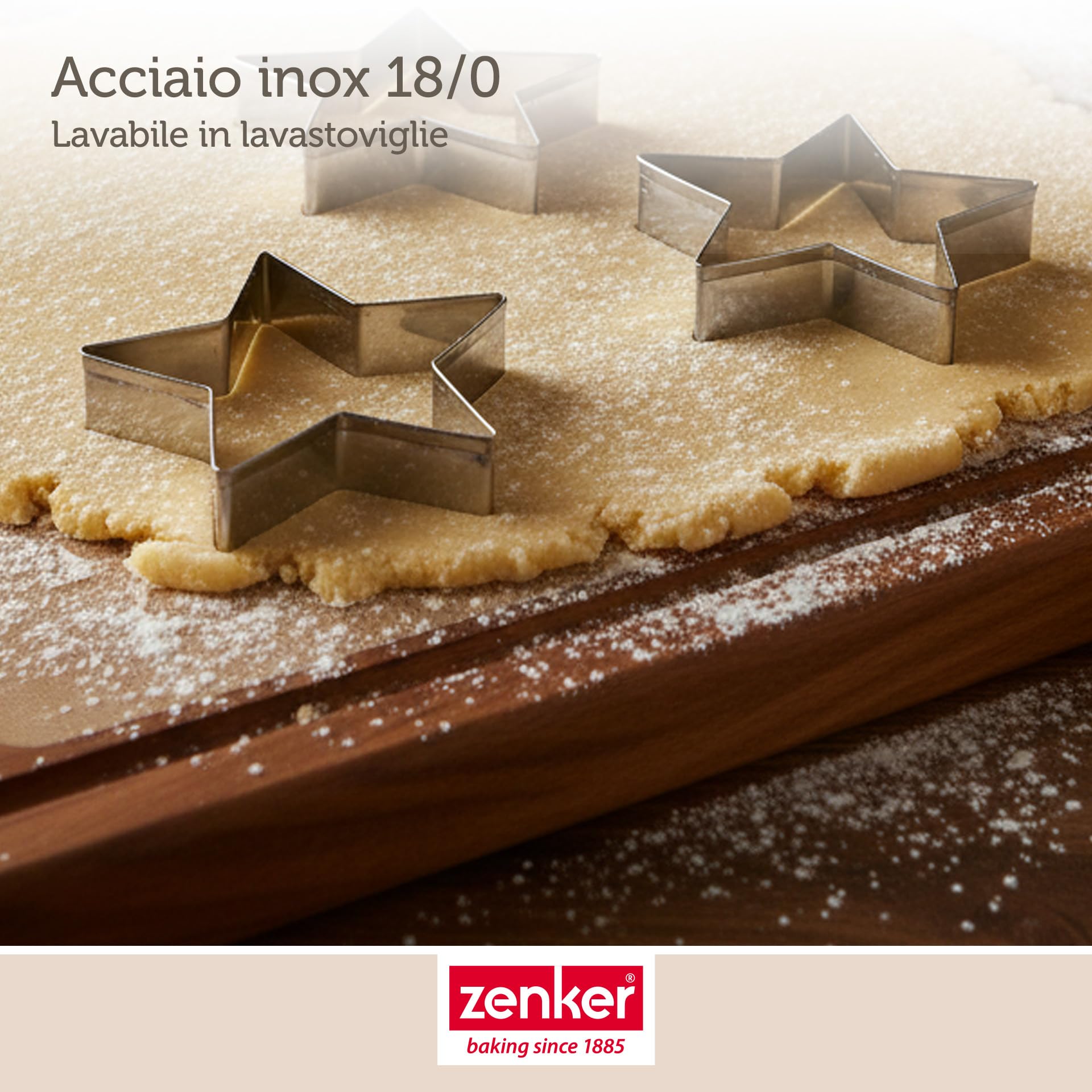 zenker-42893-set-3-coppapasta-per-biscotti-a-stella-3-misure image 7