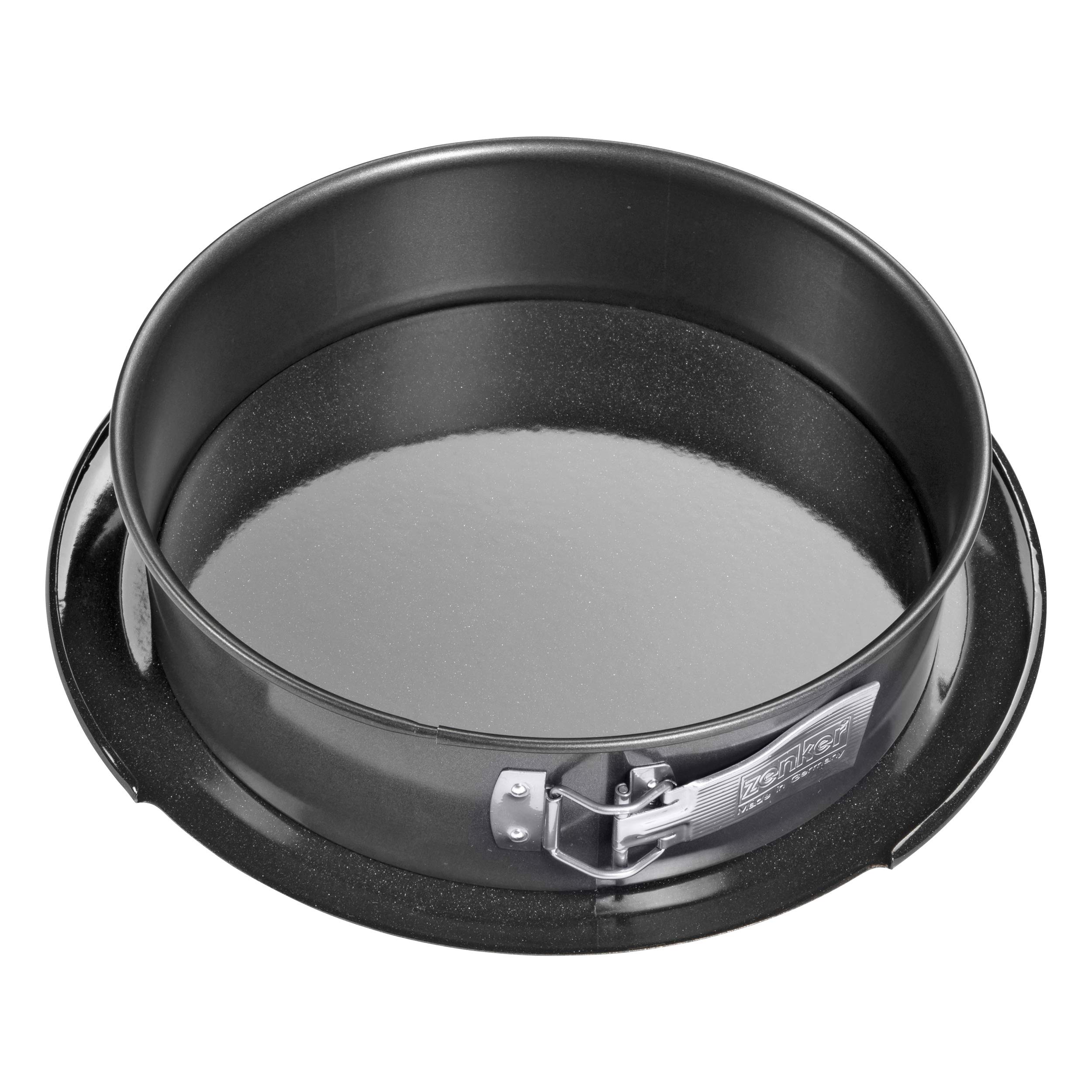 zenker-deluxe-tortiera-apribile-28-cm-con-coperchio-e-piatto-smaltato-antigraffi image 4