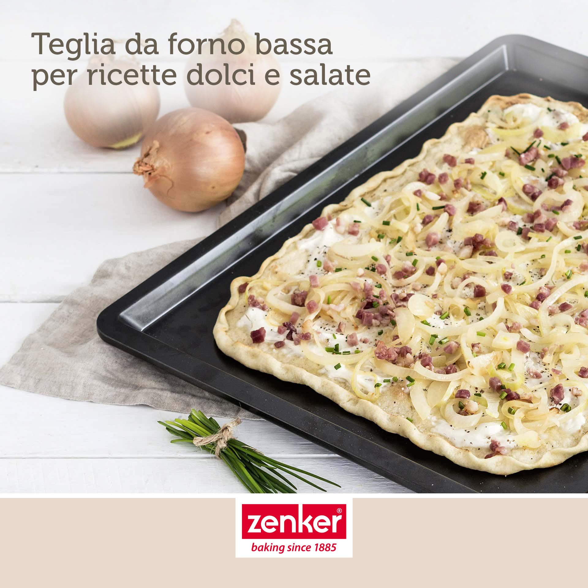 zenker-teglia-da-forno-antiaderente-42-x-32-cm-per-biscotti-pizza-focaccia-e-dol image 5