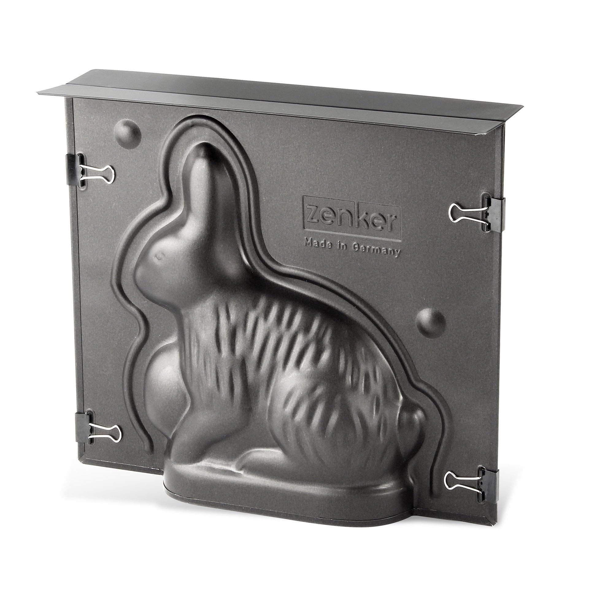 zenker-stampo-tortiera-3d-coniglietto-pasquale-22-5-x-20-cm-carbon-steel-antiade image 1