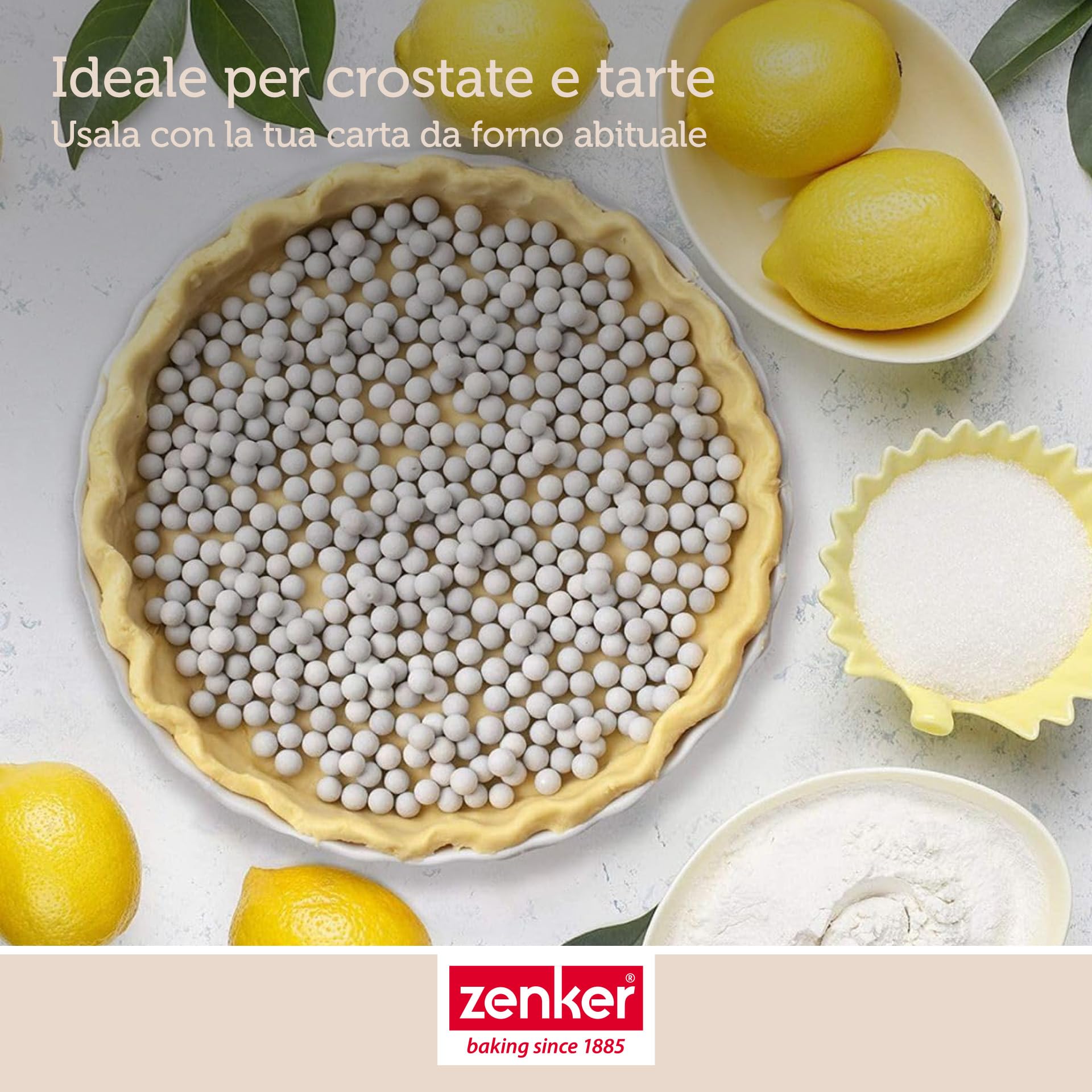 zenker-62051-sfere-per-cottura-in-ceramica-per-pasta-frolla-600-g-1-1-cm-bianco image 5