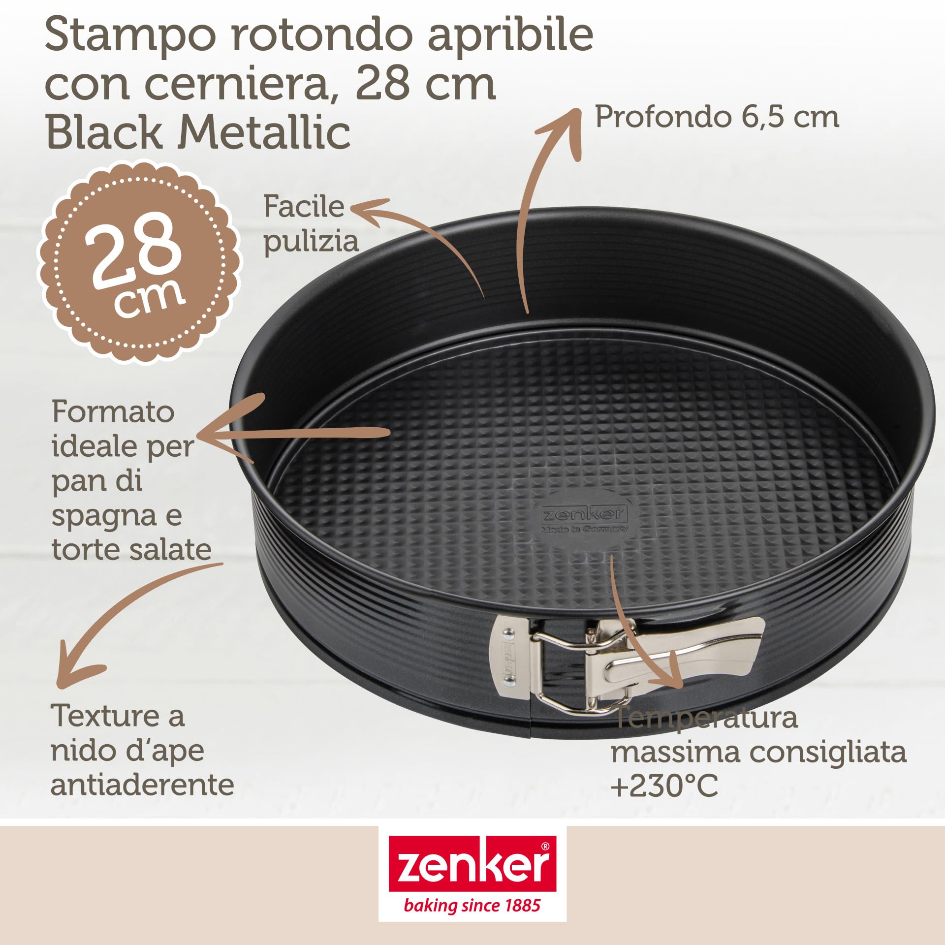 zenker-set-3-tortiere-apribili-a-cerniera-20-24-28-cm-in-acciaio-al-carbonio-ant image 4