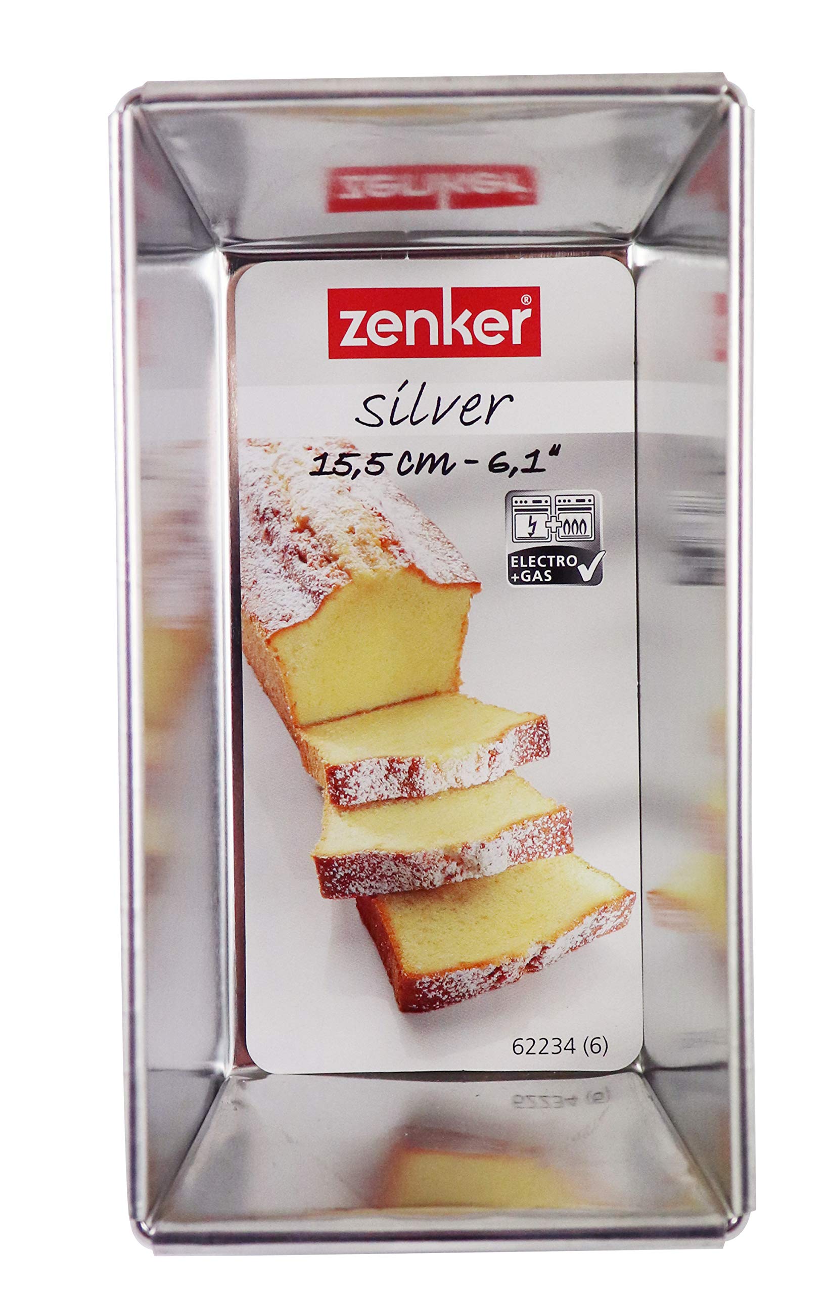 zenker-mini-stampo-plum-cake-15-x-8-5-cm-in-acciaio-stagnato-stampo-monoporzione image 2