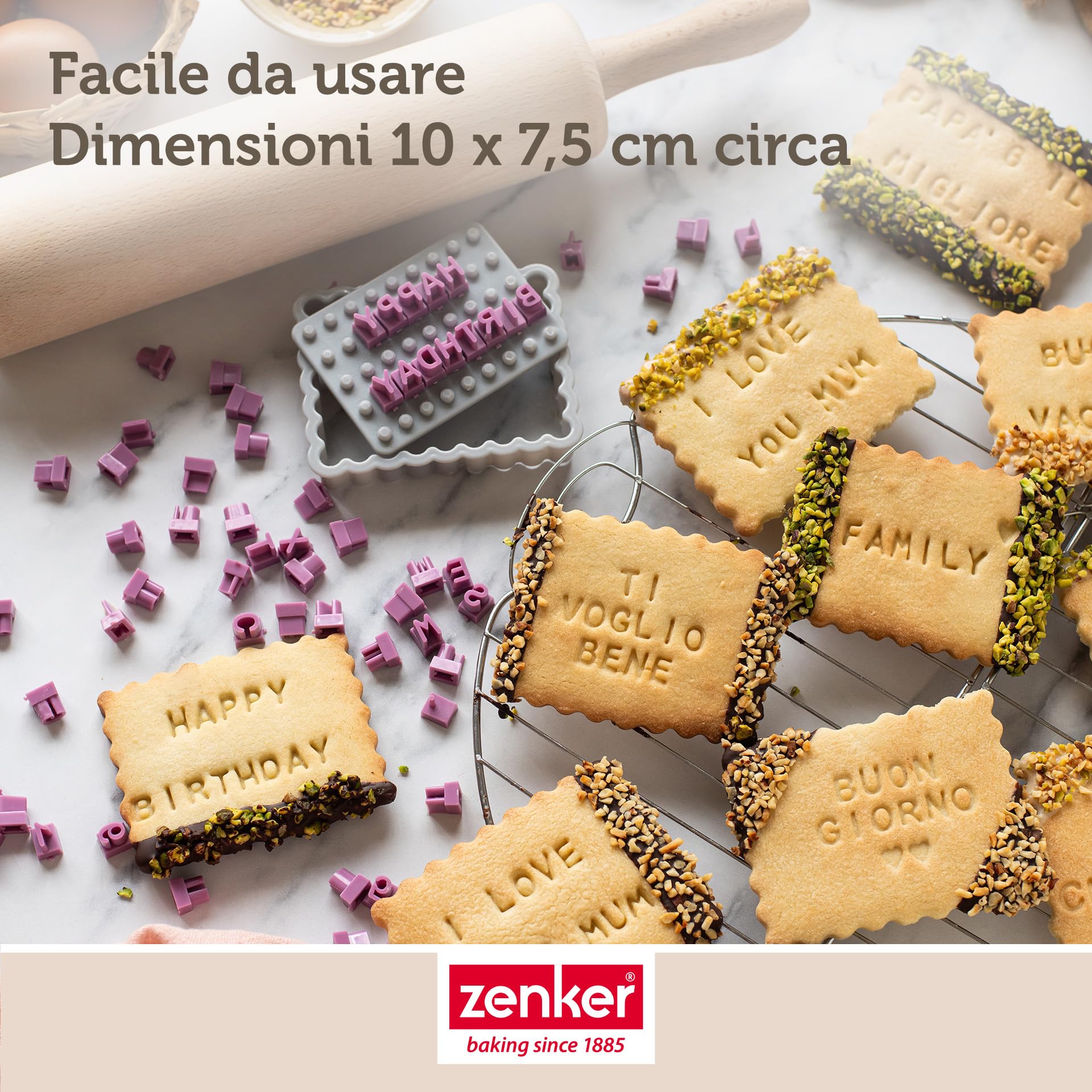 zenker-44827-tagliabiscotti-rettangolare-con-timbro-lettere-alfabeto-per-biscott image 5