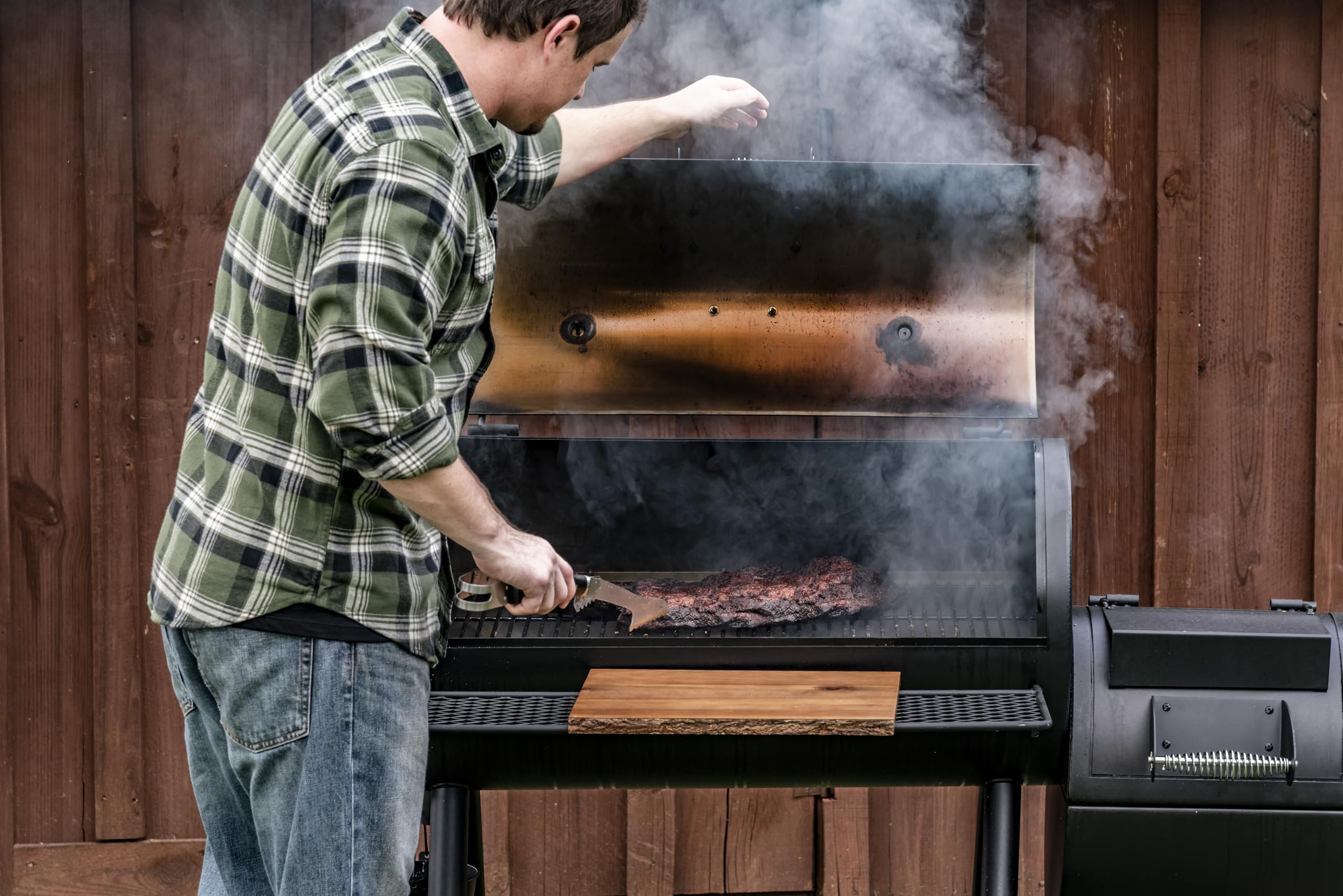 oklahoma-joe-s-highland-smoker-char-broil-140755-affumicatore-a-carbone-in-accia image 7