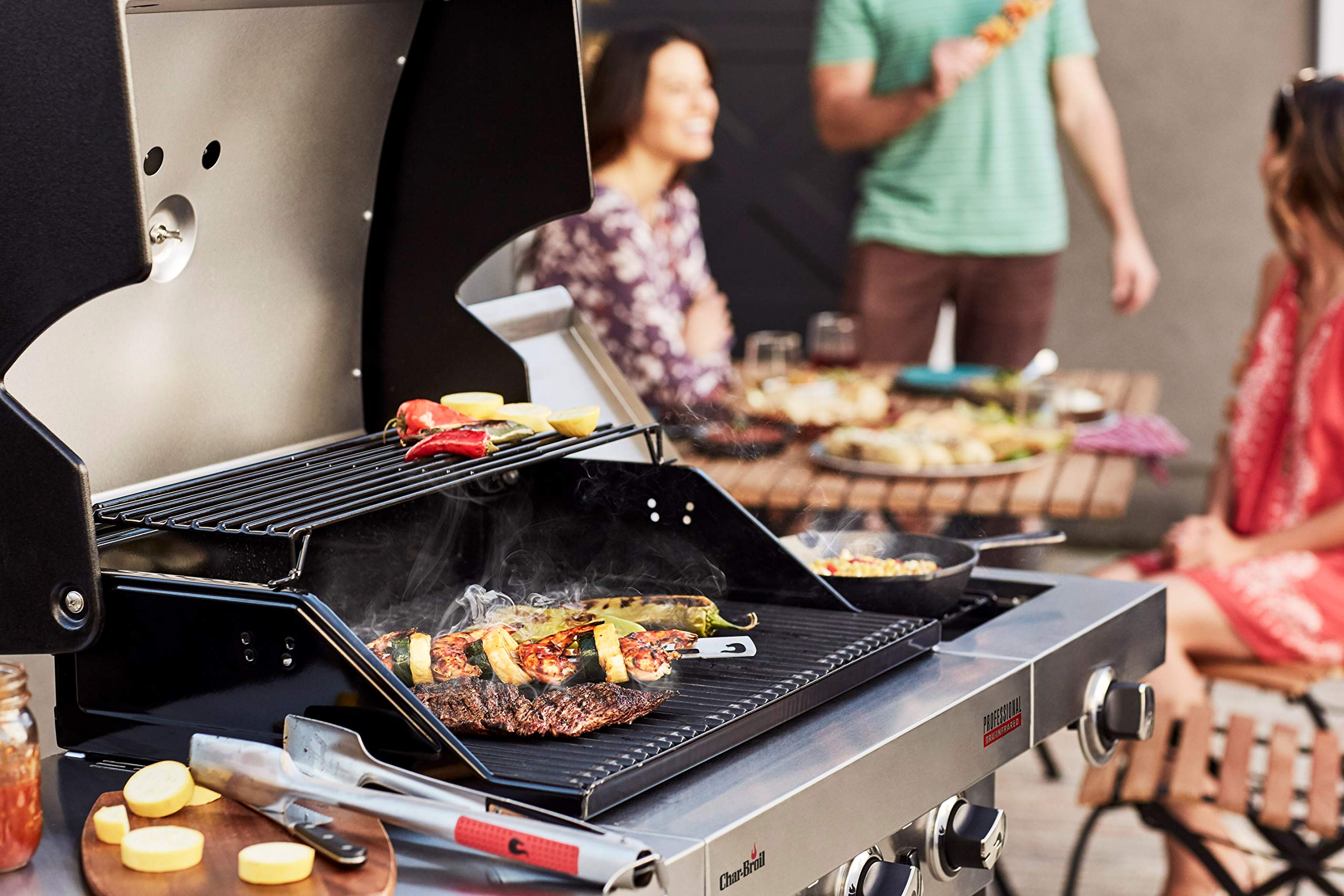 char-broil-professional-series-4400-b-griglia-barbecue-a-gas-a-4-fuochi-con-tecn image 2