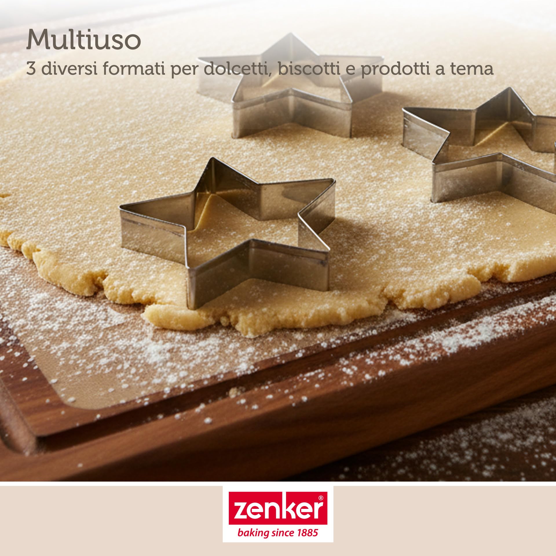 zenker-42893-set-3-coppapasta-per-biscotti-a-stella-3-misure image 6