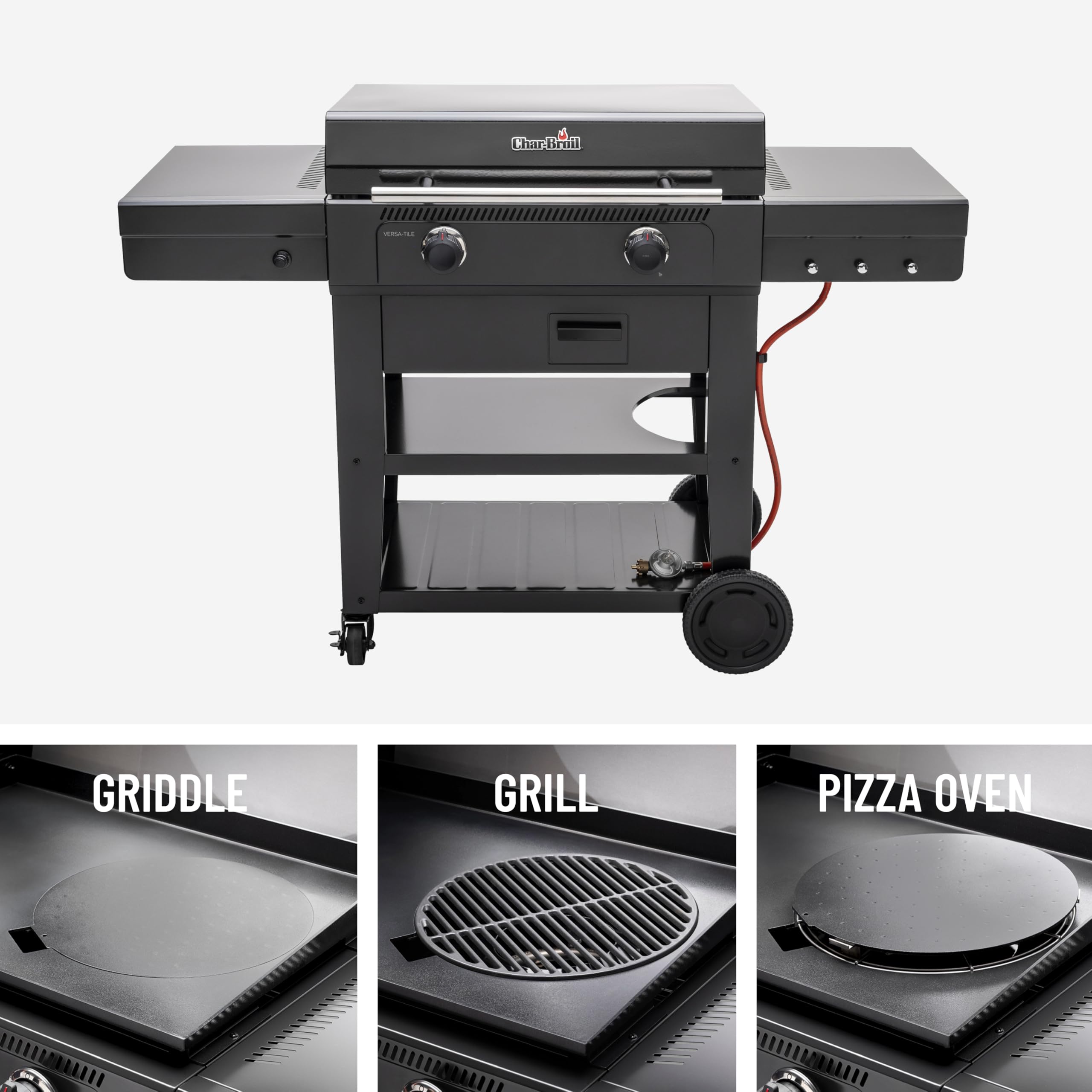 char-broil-versa-tile-griglia-a-gas-3-in-1-griddle-grill-e-forno-per-pizza-con-s image 2