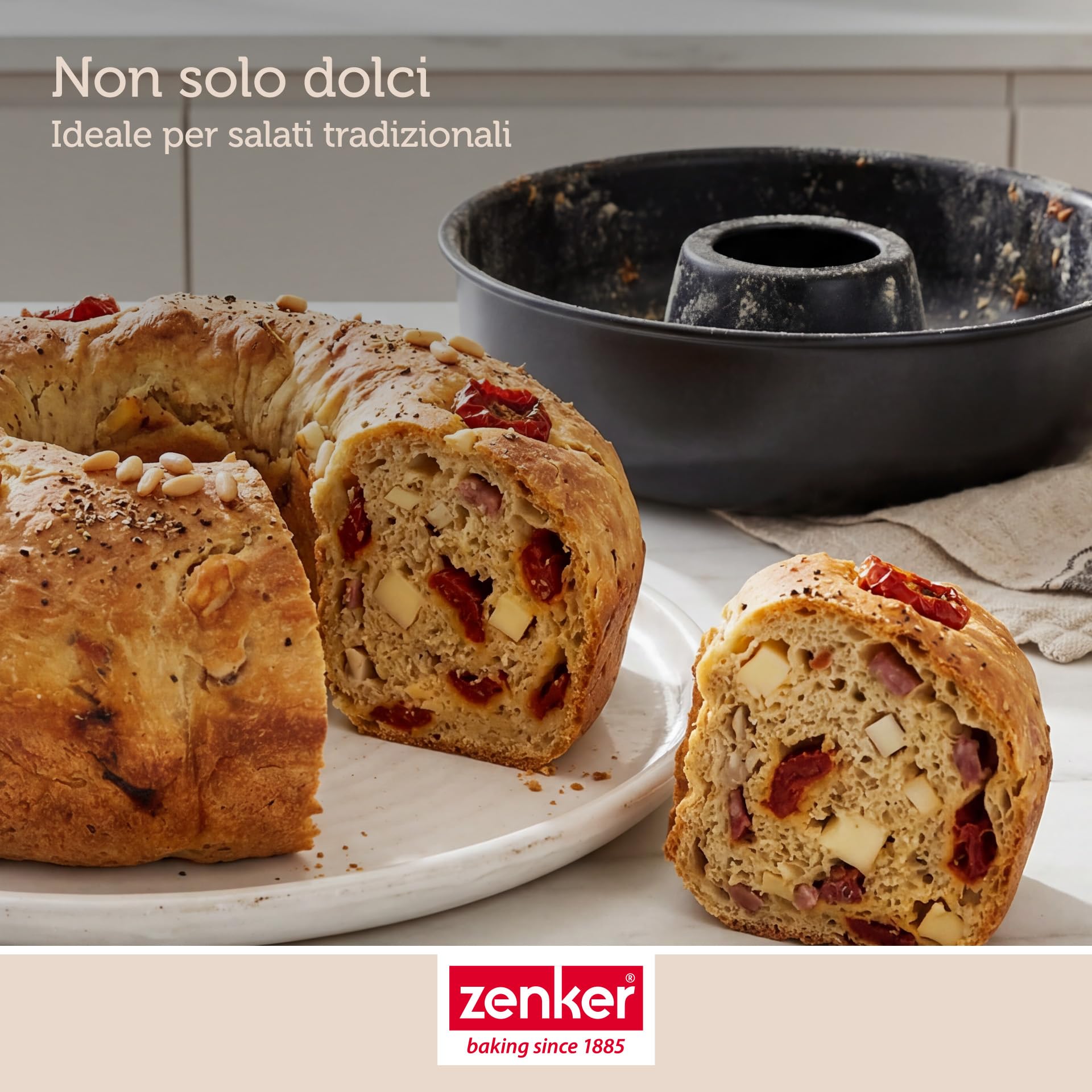 zenker-stampo-ciambella-liscia-con-foro-centrale-28-x-7-cm-in-acciaio-carbon-ste image 7