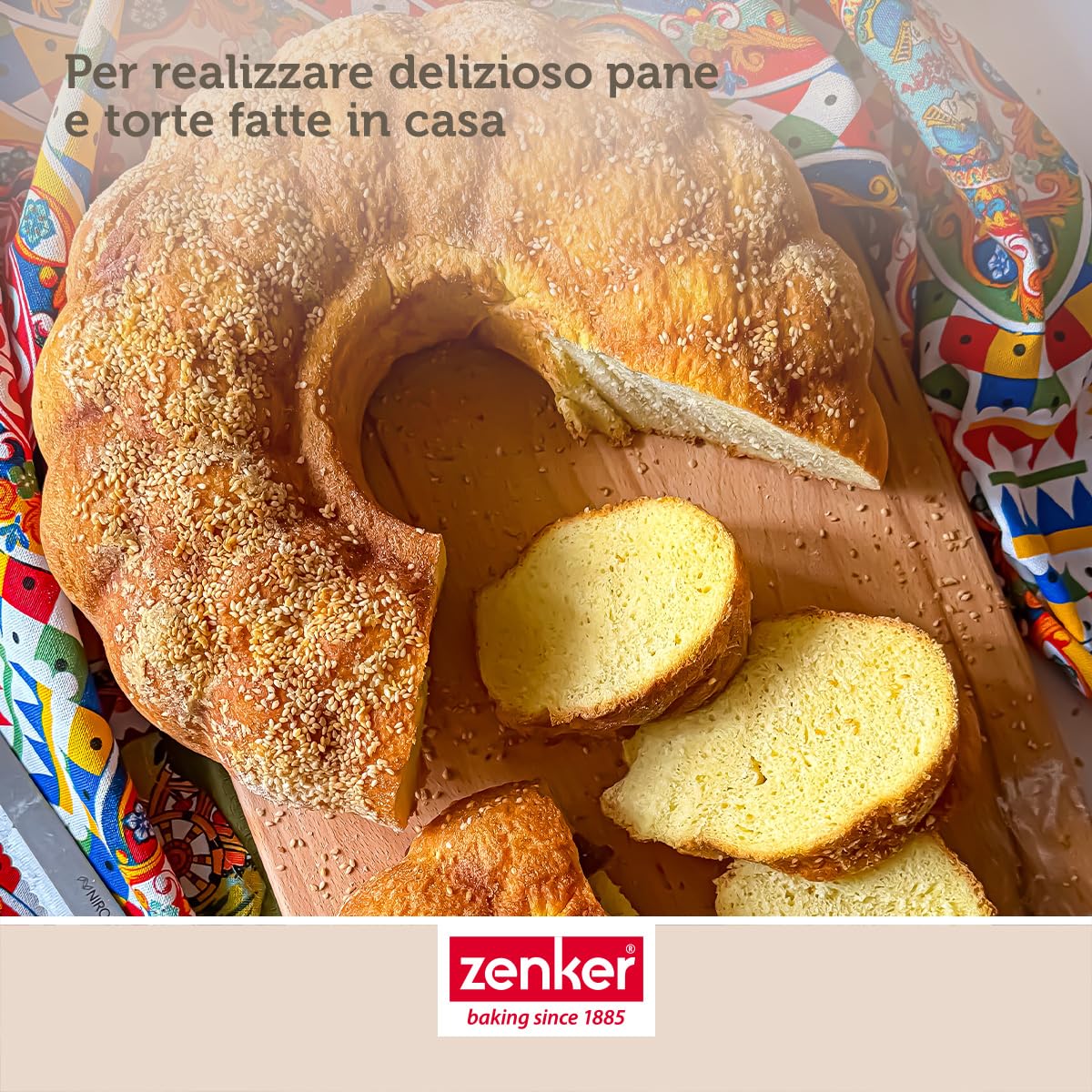 zenker-stampo-ciambellone-da-forno-32-cm-acciaio-antiaderente-fino-a-230-c-per-p image 5