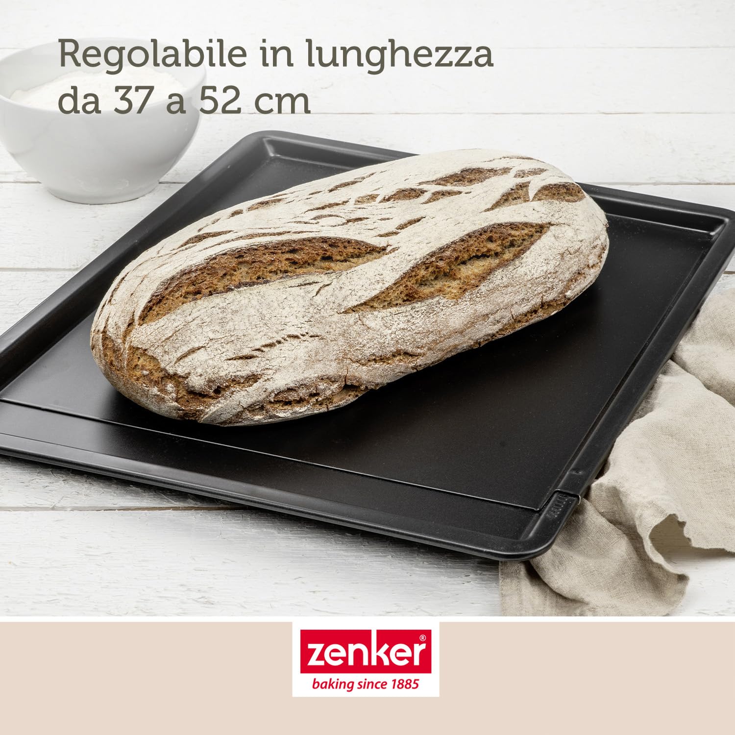 zenker-teglia-rettangolare-estensibile-37-52x33-cm-con-bloccaggio-automatico-car image 5
