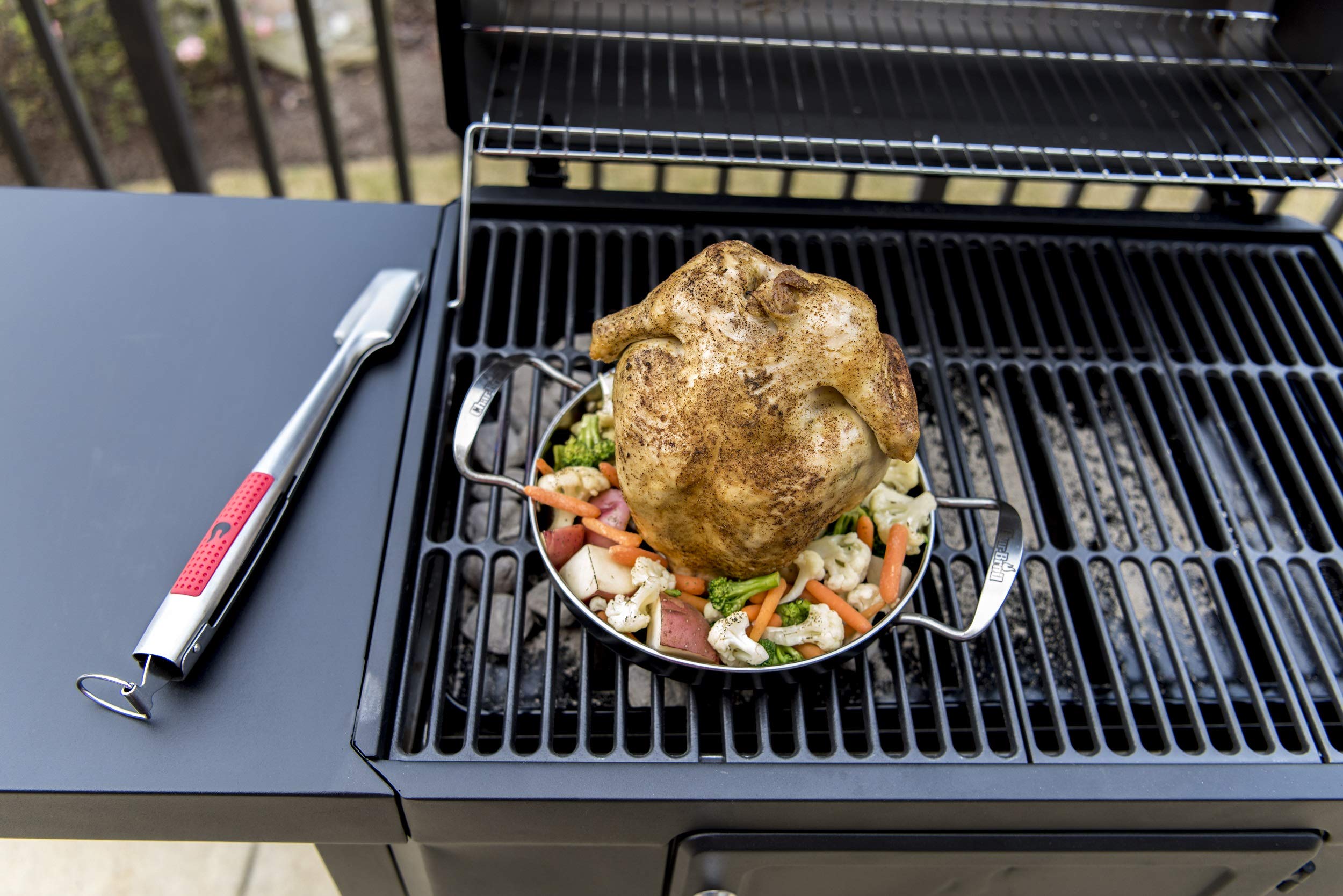 char-broil-140-776-casseruola-per-pollo-alla-birra-in-acciaio-inossidabile-con-c image 3