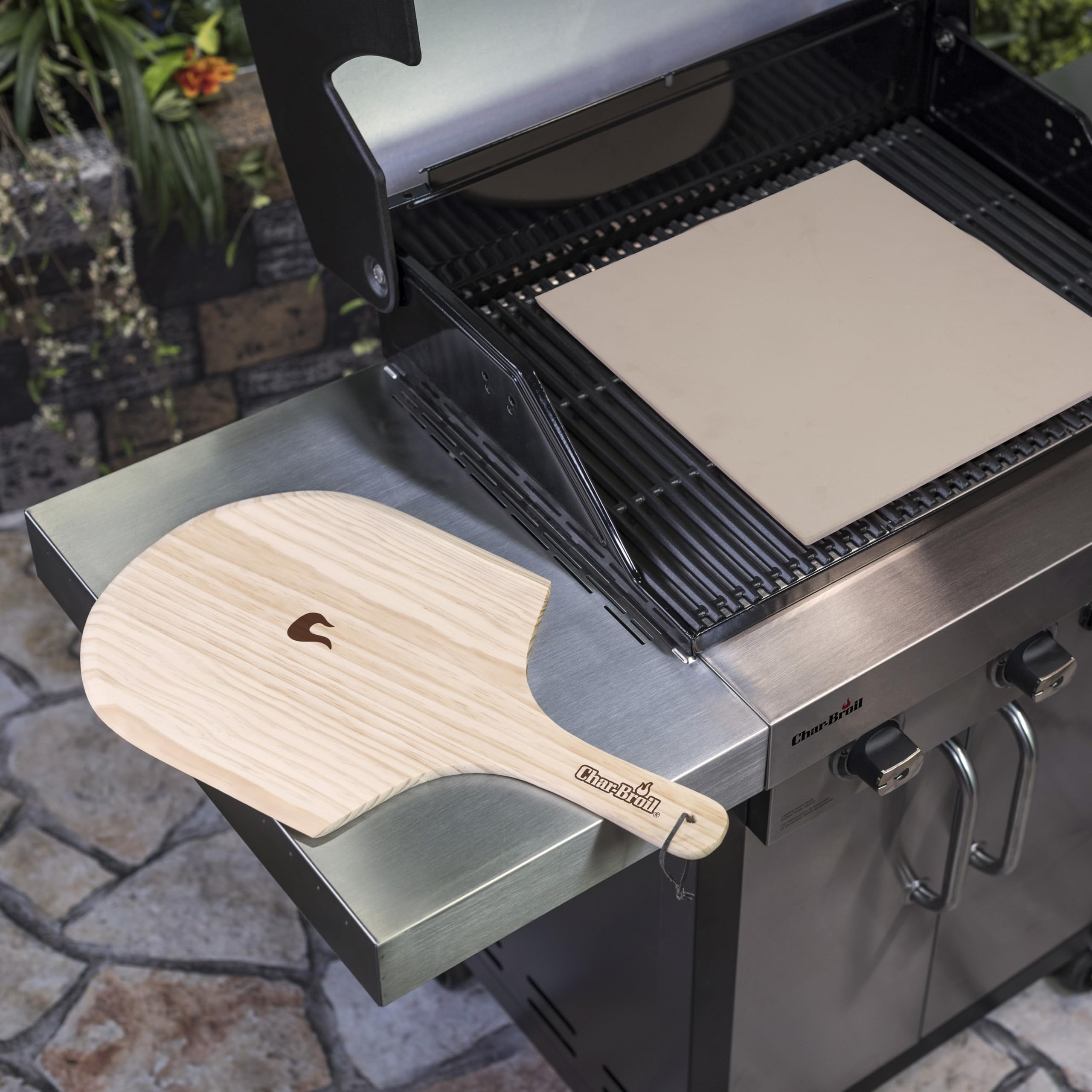char-broil-140-787-set-pietra-per-pizza-rettangolare-40x35-cm-in-cordierite-con- image 2