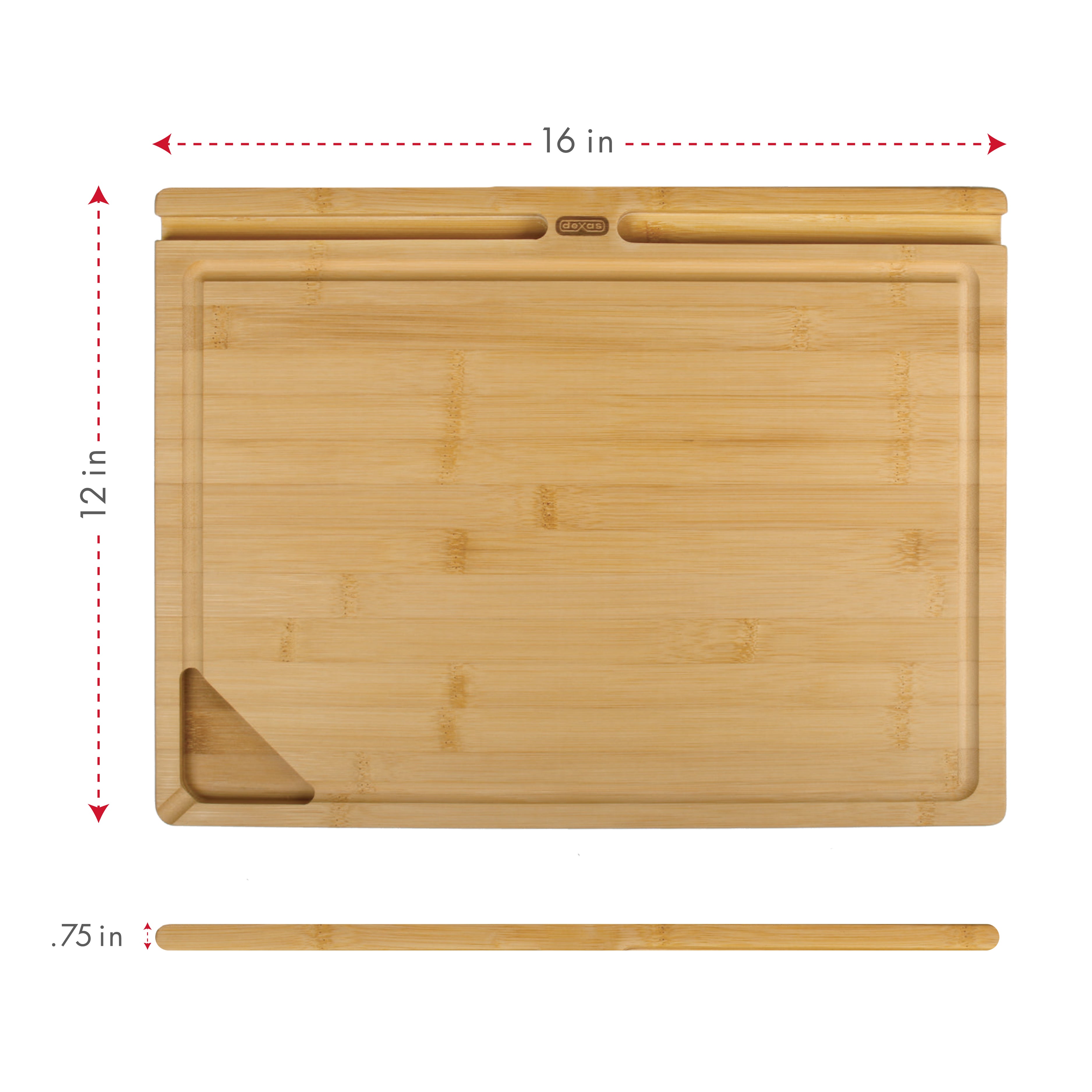 dexas-preptech-bamboo-2-slot-cutting-board-tagliere-in-bamboo-con-2-slot-per-tab image 5