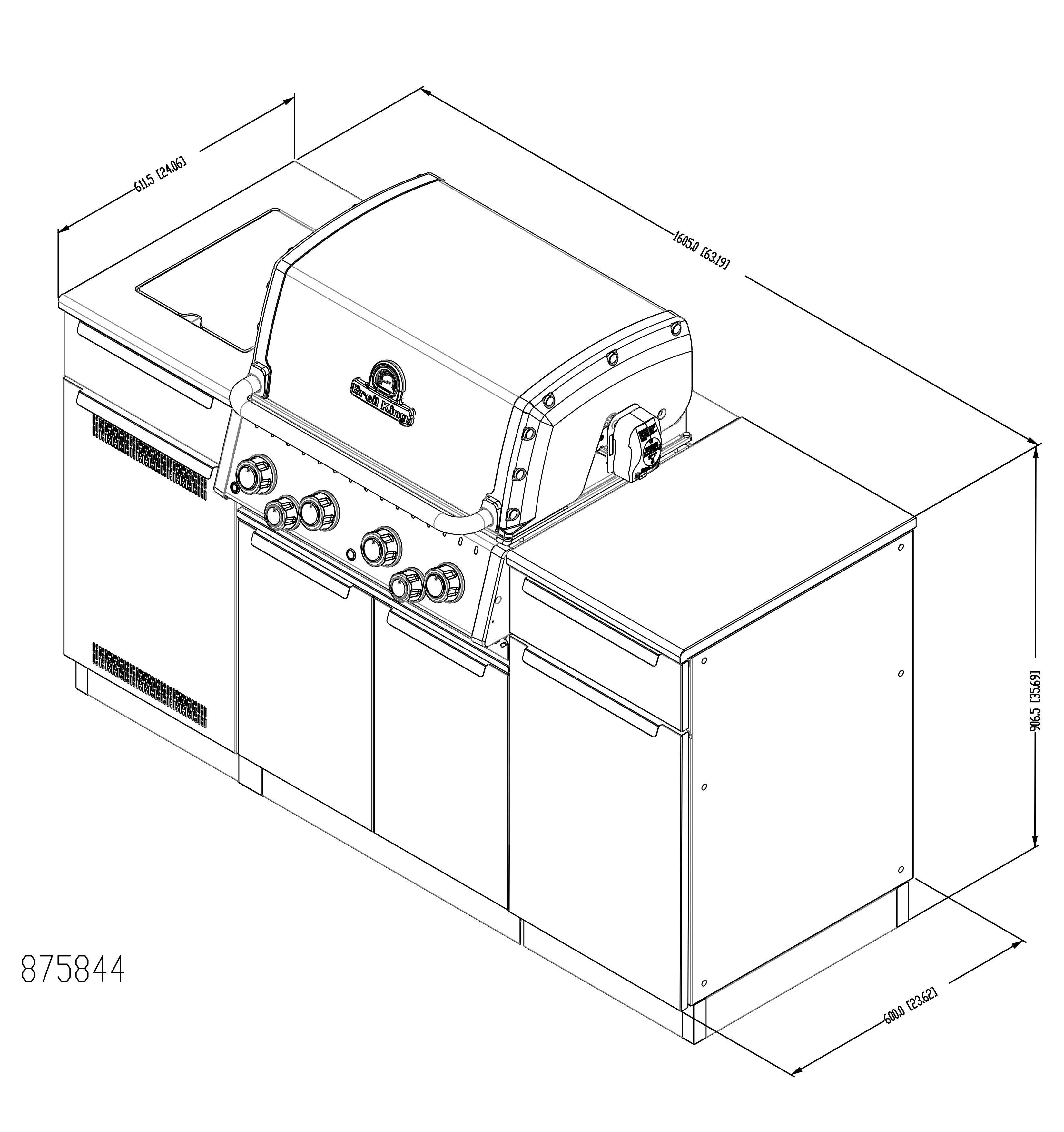 broil-king-baron-490i-pro-ir-shadow-isola-barbecue-da-esterno-smart-con-4-brucia image 5