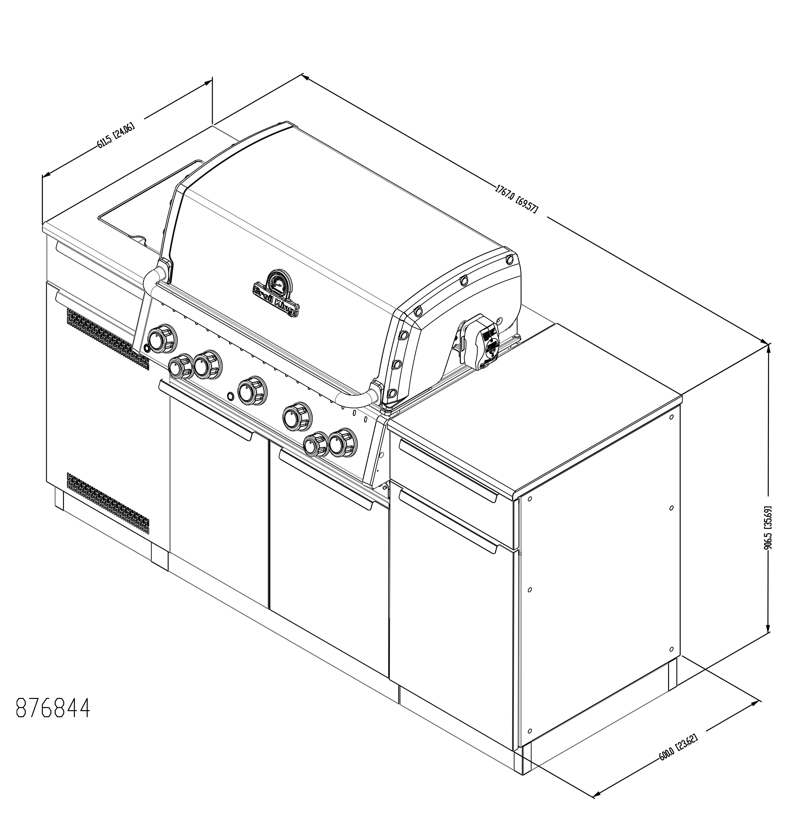broil-king-baron-590i-pro-ir-shadow-cucina-da-esterno-a-incasso-con-5-bruciatori image 5