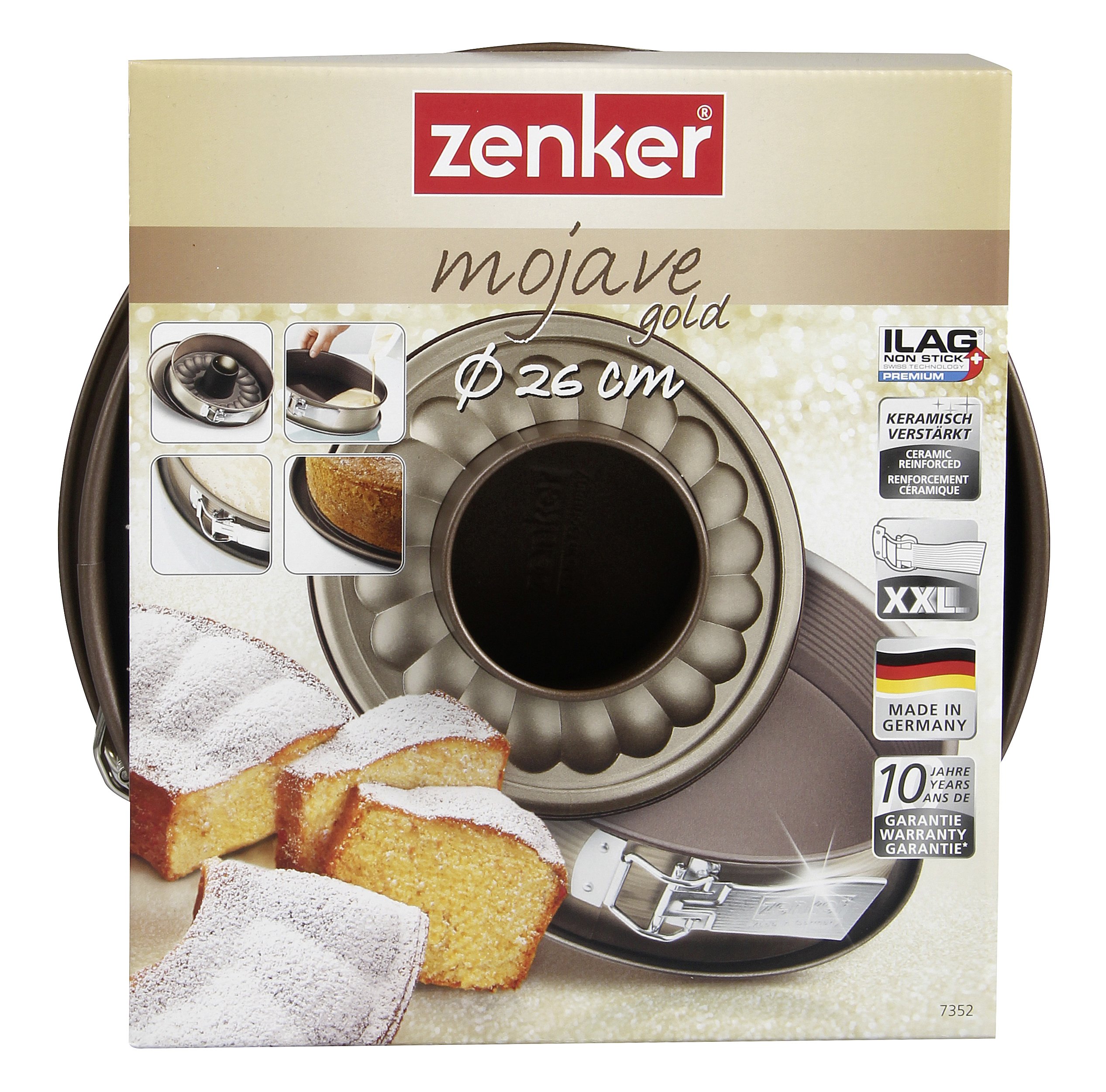zenker-7352-tortiera-apribile-linea-mojave-gold-26-cm-a-2-fondi-con-base-sporgen image 8