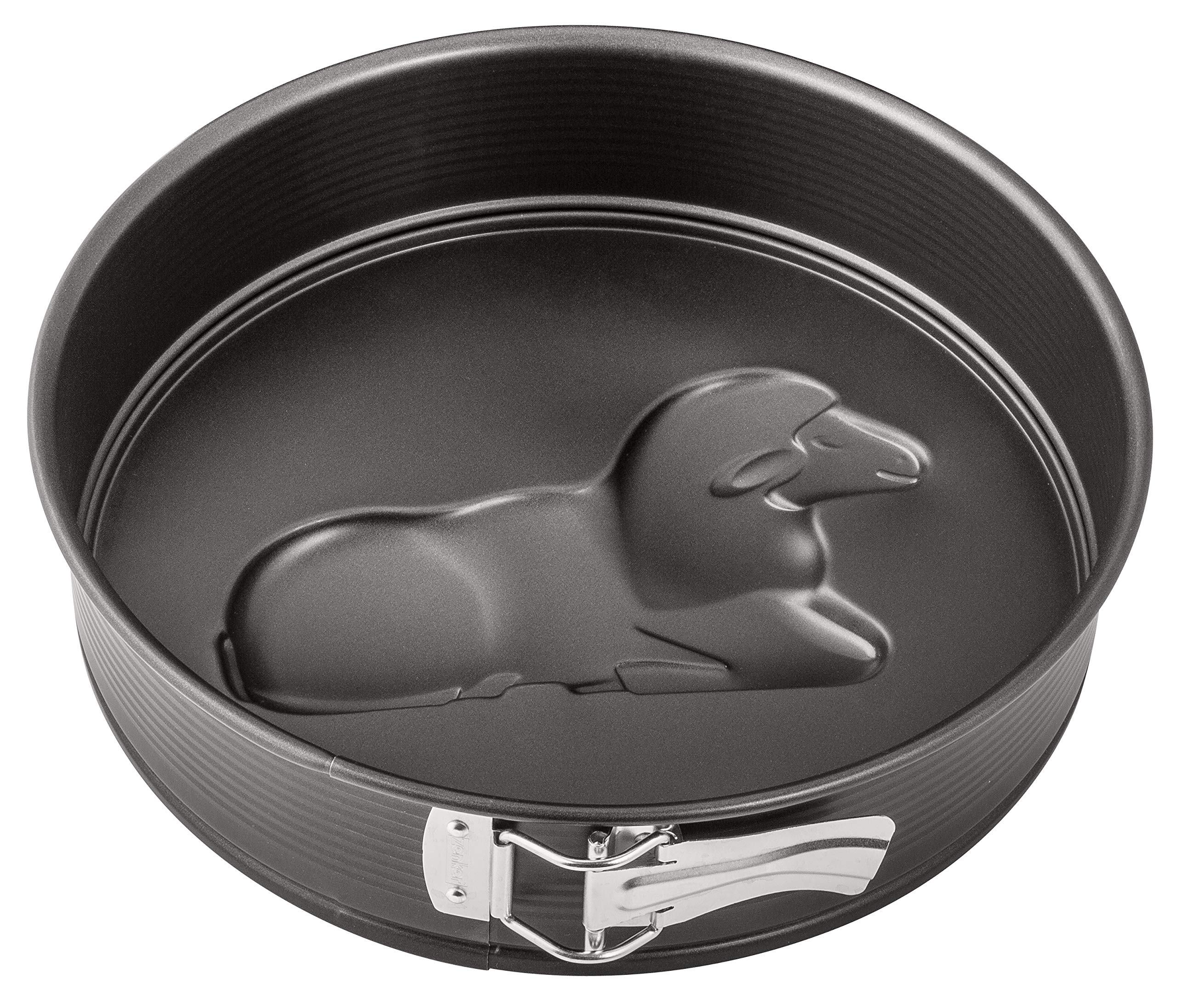 zenker-tortiera-con-fondo-3d-3-in-1-creative-26cm-nero-metallizzato-rivestimento image 3