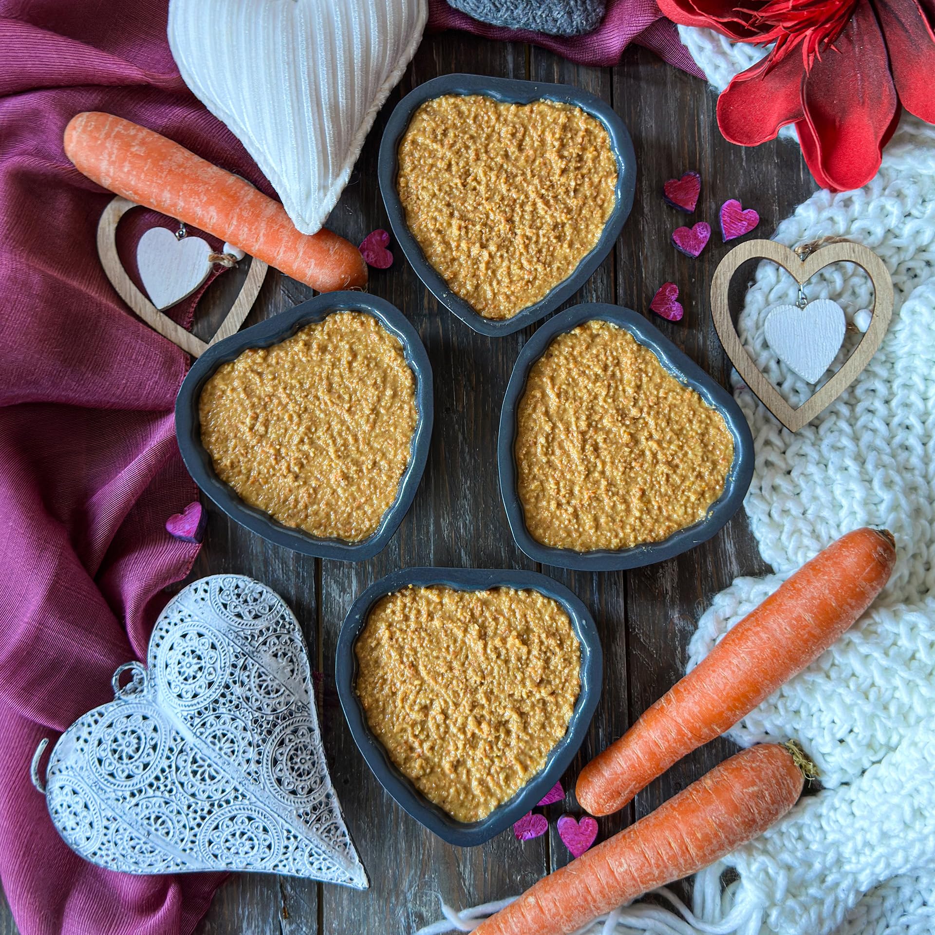 zenker-special-mini-set-2-stampi-a-forma-di-cuore-per-mini-torte-acciaio-al-carb image 4