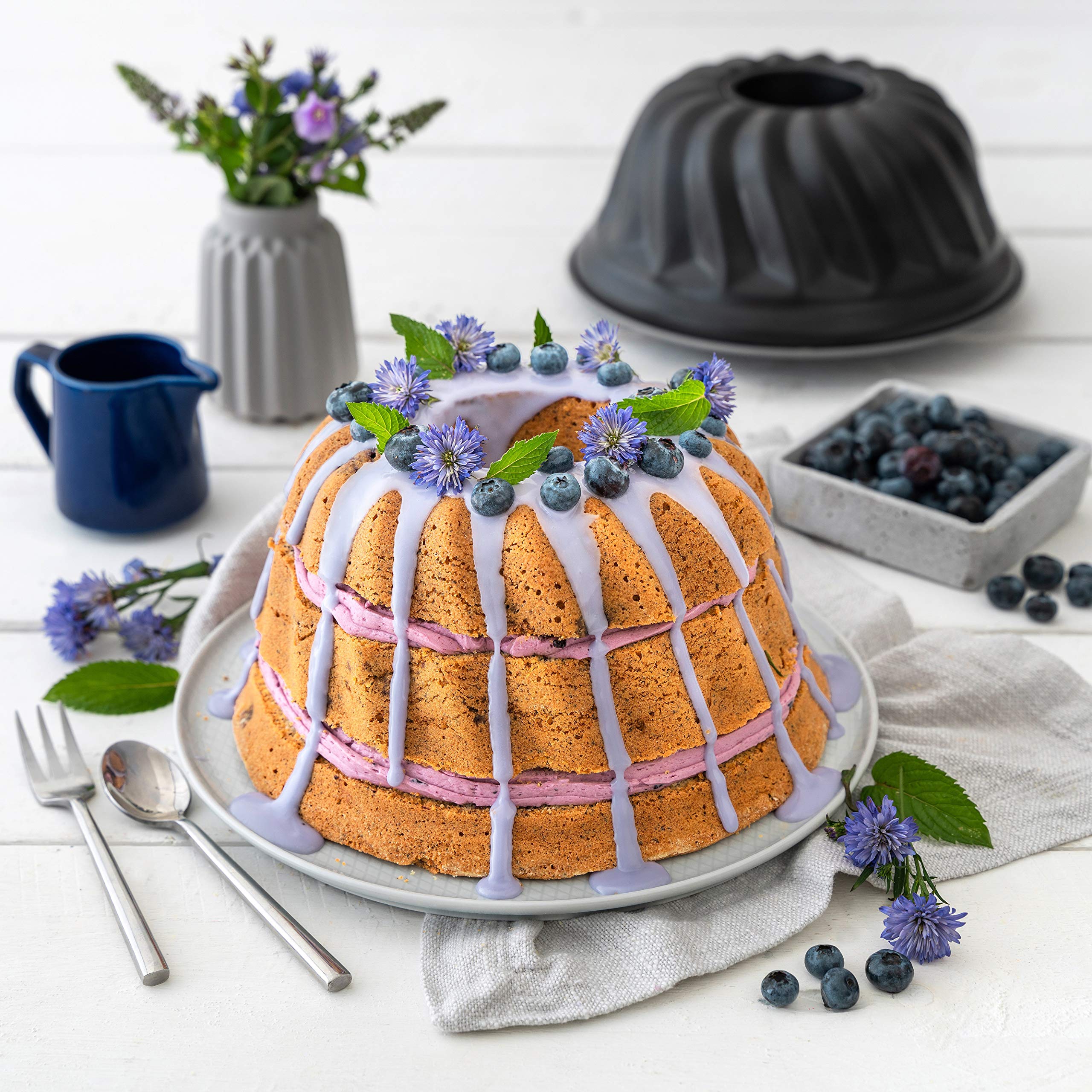 zenker-stampo-per-budino-e-ciambellone-filettato-in-acciaio-antiaderente-22-cm-m image 3