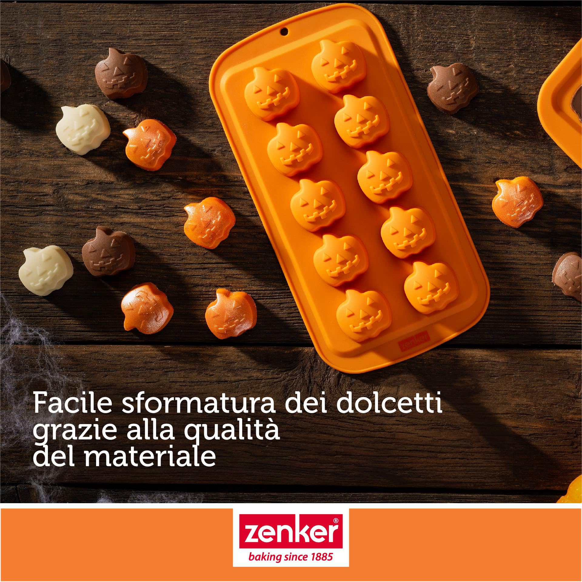 zenker-stampo-in-silicone-per-dolci-halloween-10-impronte-mini-zucca-resistente- image 7