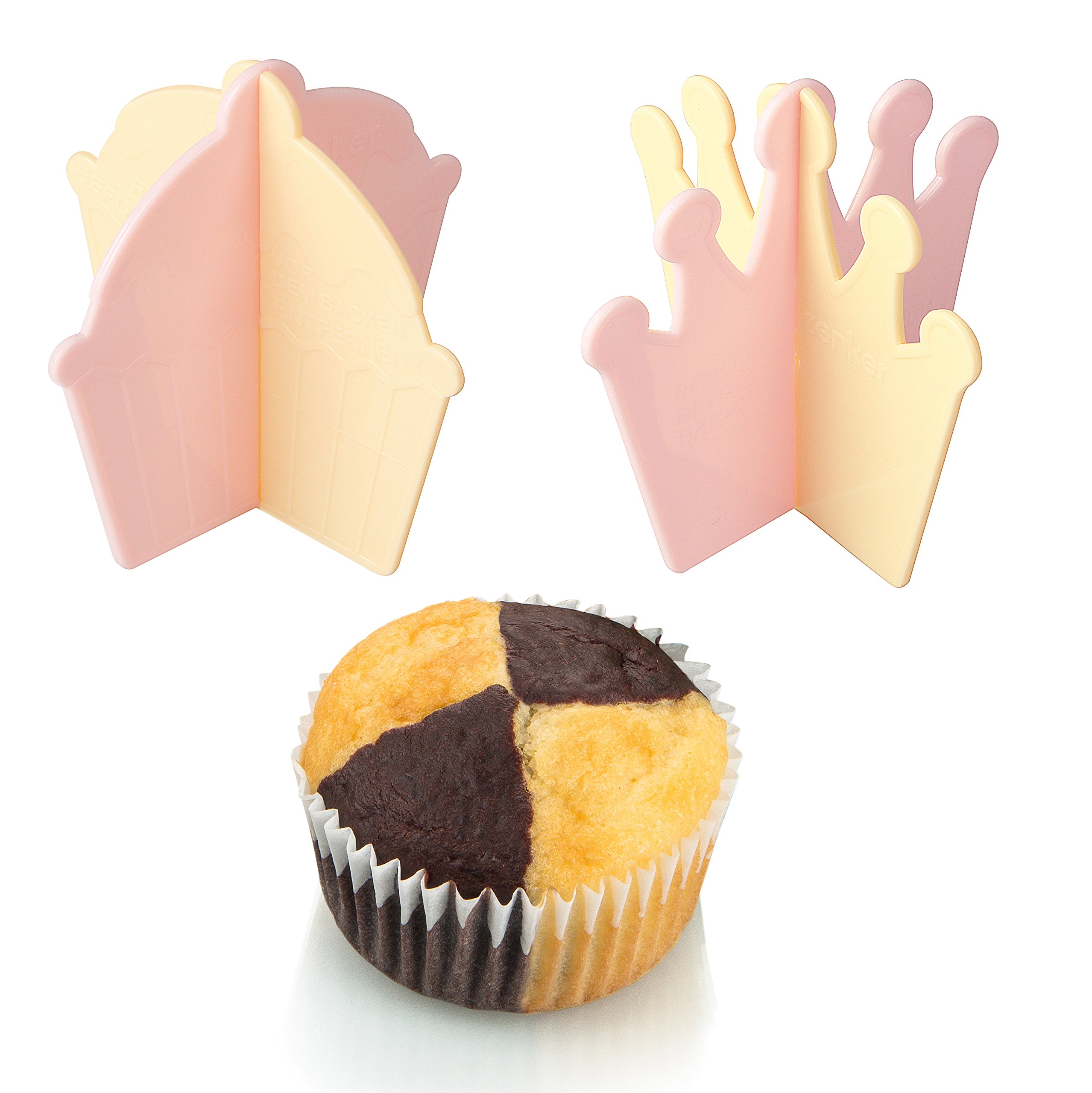 zenker-43065-0-set-12-divisori-per-cupcake-in-plastica-rosa-giallo image 7