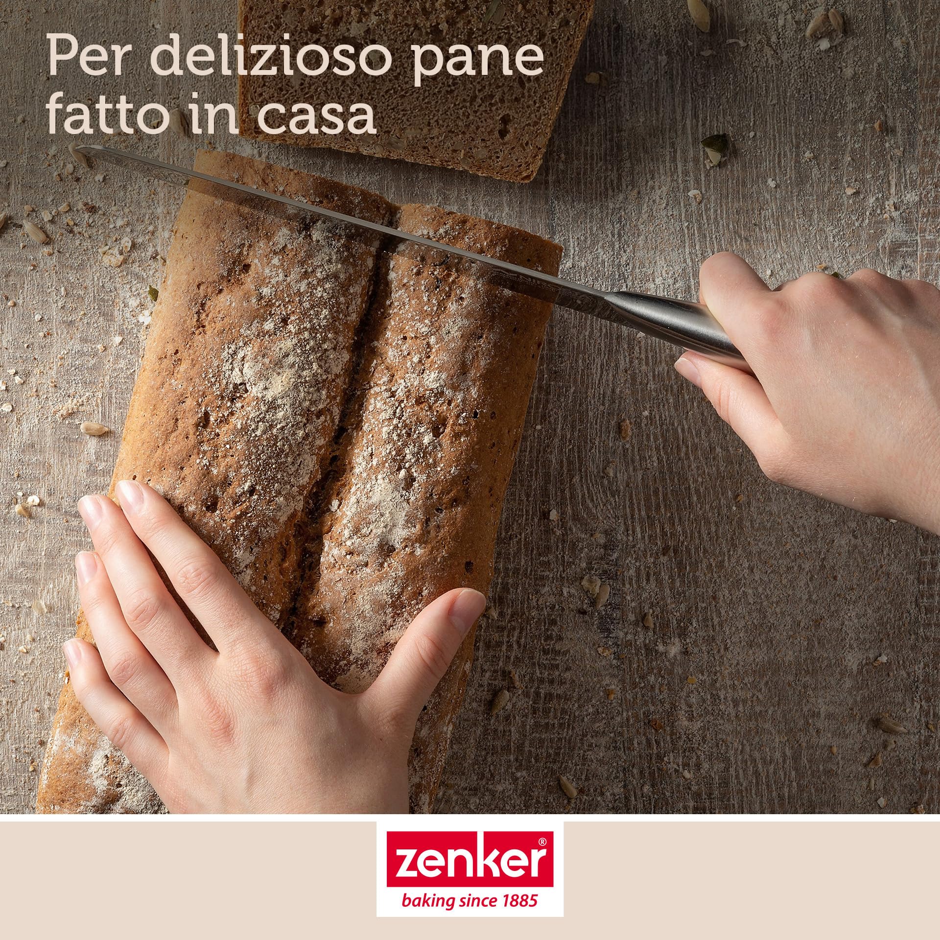 zenker-stampo-pane-maxi-plum-cake-linea-mojave-gold-31x16x10-cm-antiaderente-rin image 7