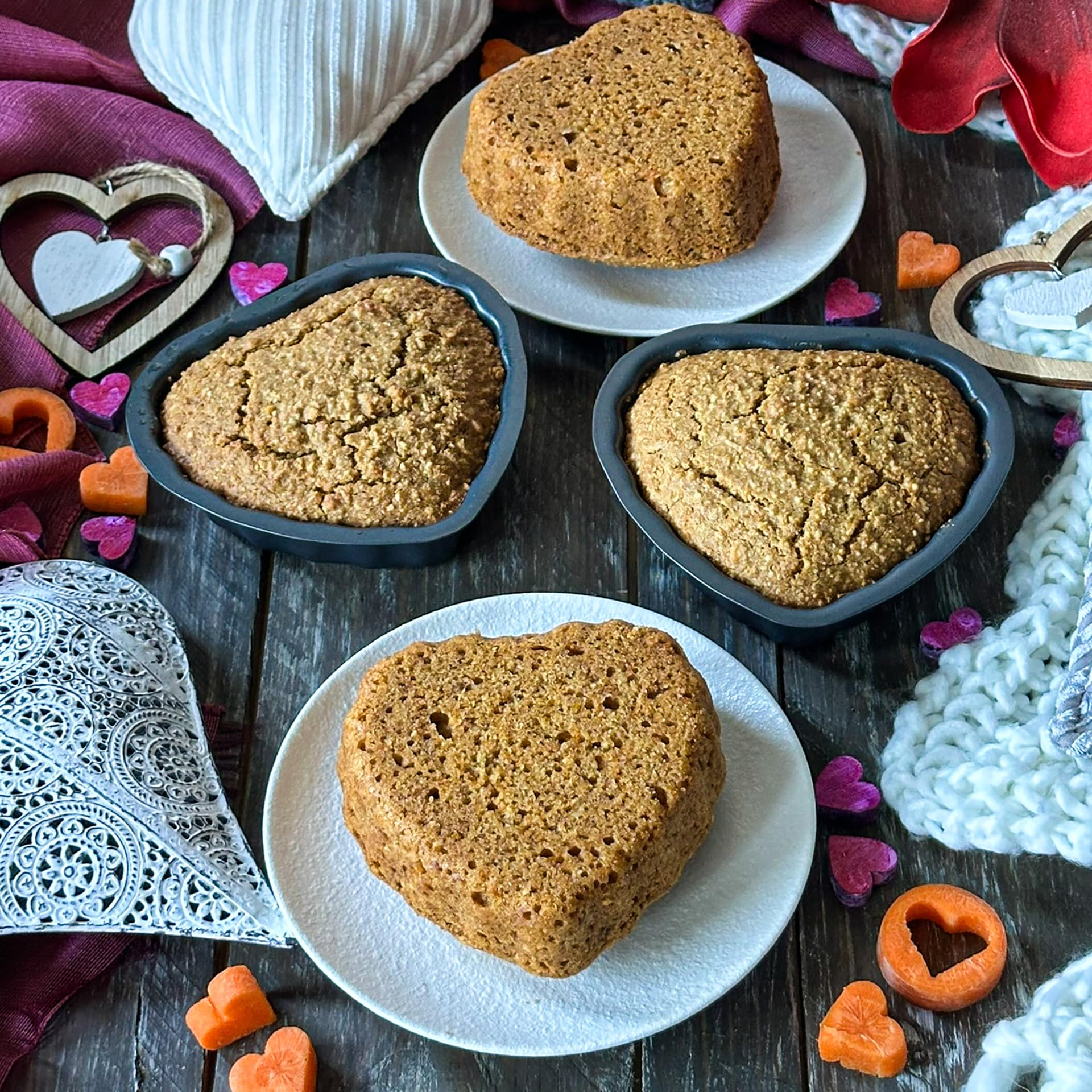 zenker-special-mini-set-2-stampi-a-forma-di-cuore-per-mini-torte-acciaio-al-carb image 5