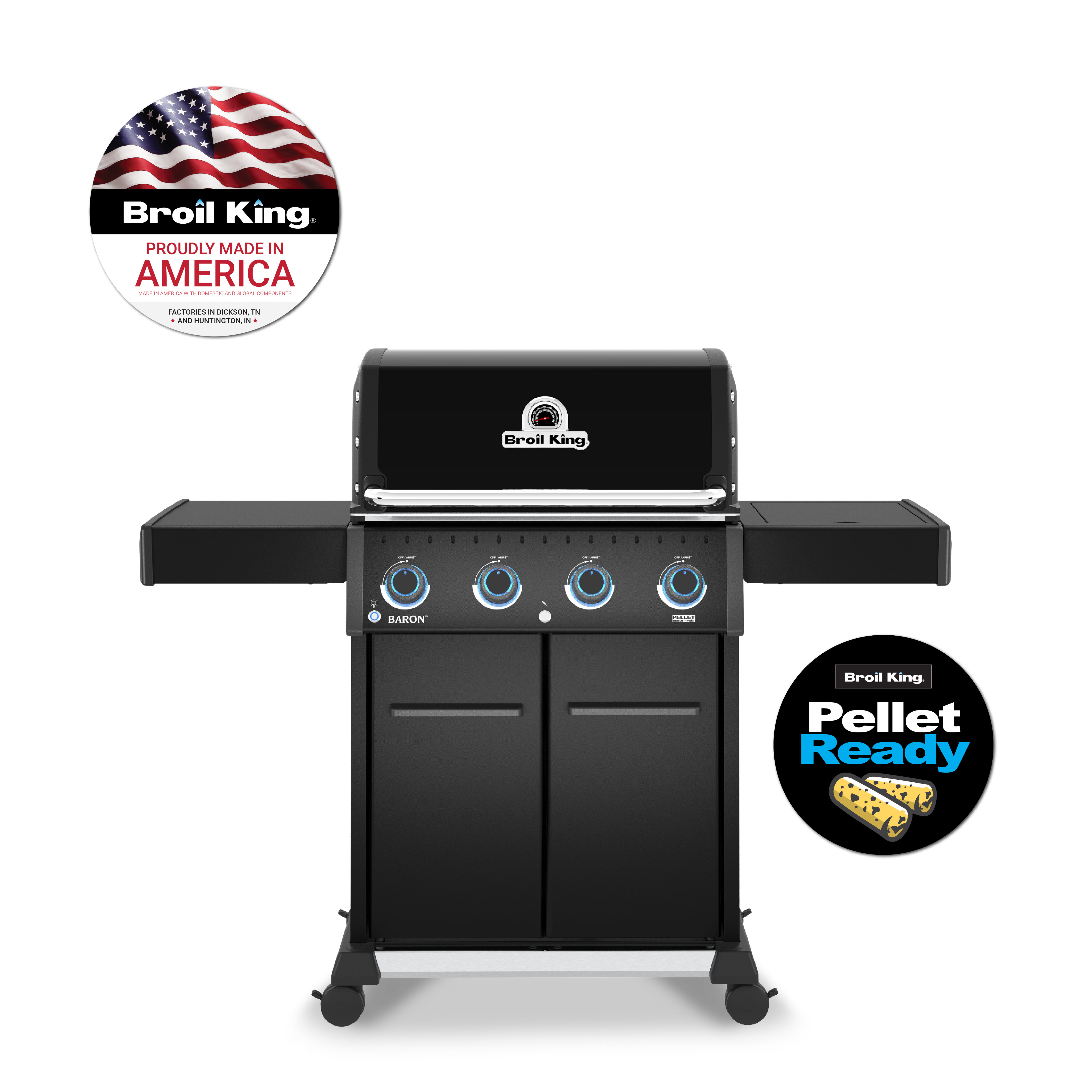 broil-king-baron-420-pro-shadow-barbecue-a-gas-con-4-bruciatori-dual-tube-630-po image 1