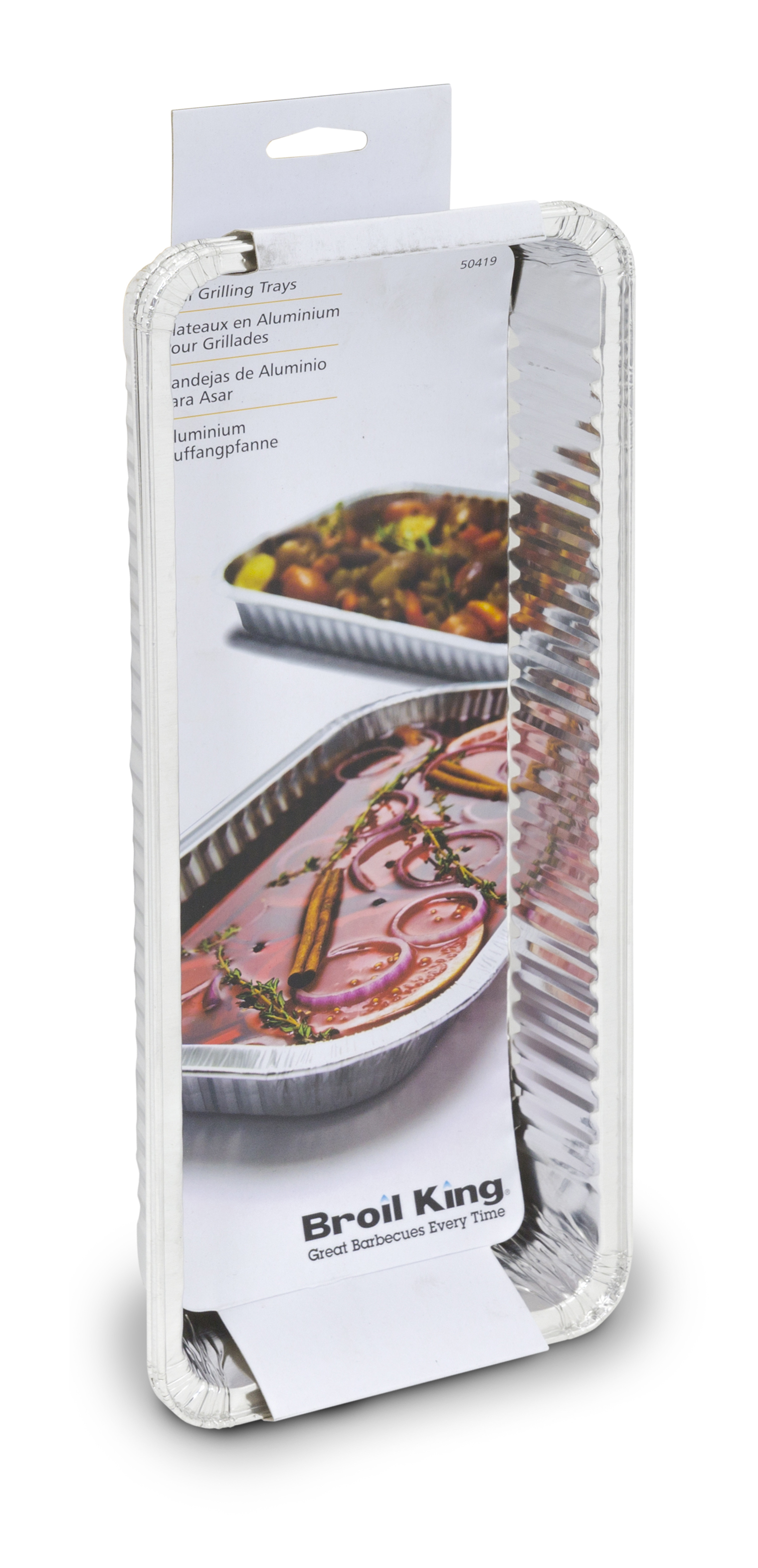 broil-king-narrow-drip-pan-set-di-3-vassoi-raccogligocce-in-alluminio-15-x-35-cm image 3