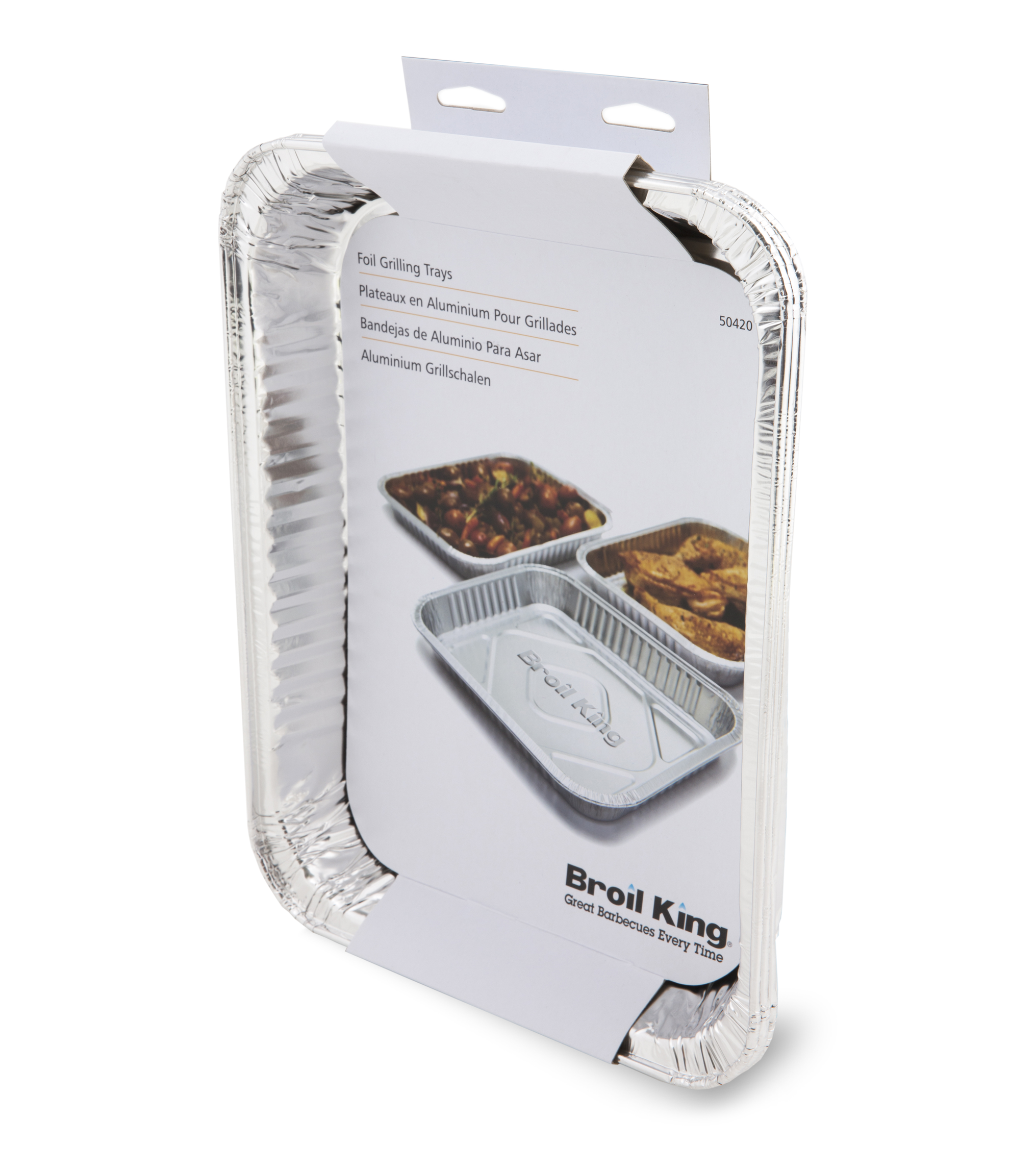 broil-king-foil-roasting-pan-3-pack-vaschette-drip-pan-in-alluminio-26x32-cm-per image 2