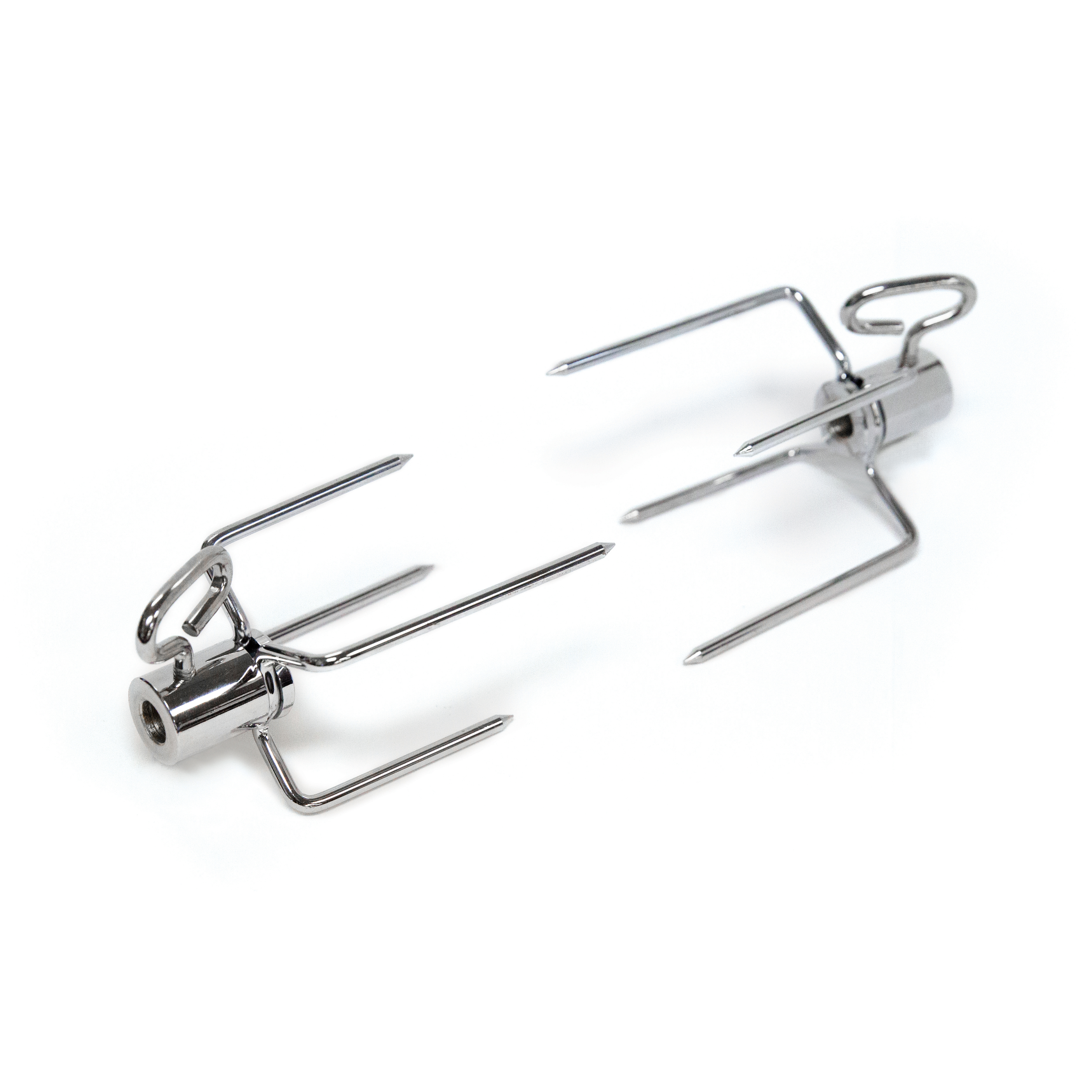 broil-king-rotisserie-forks-forchette-per-girarosto-placcate-nichel-cromo-attacc image 1