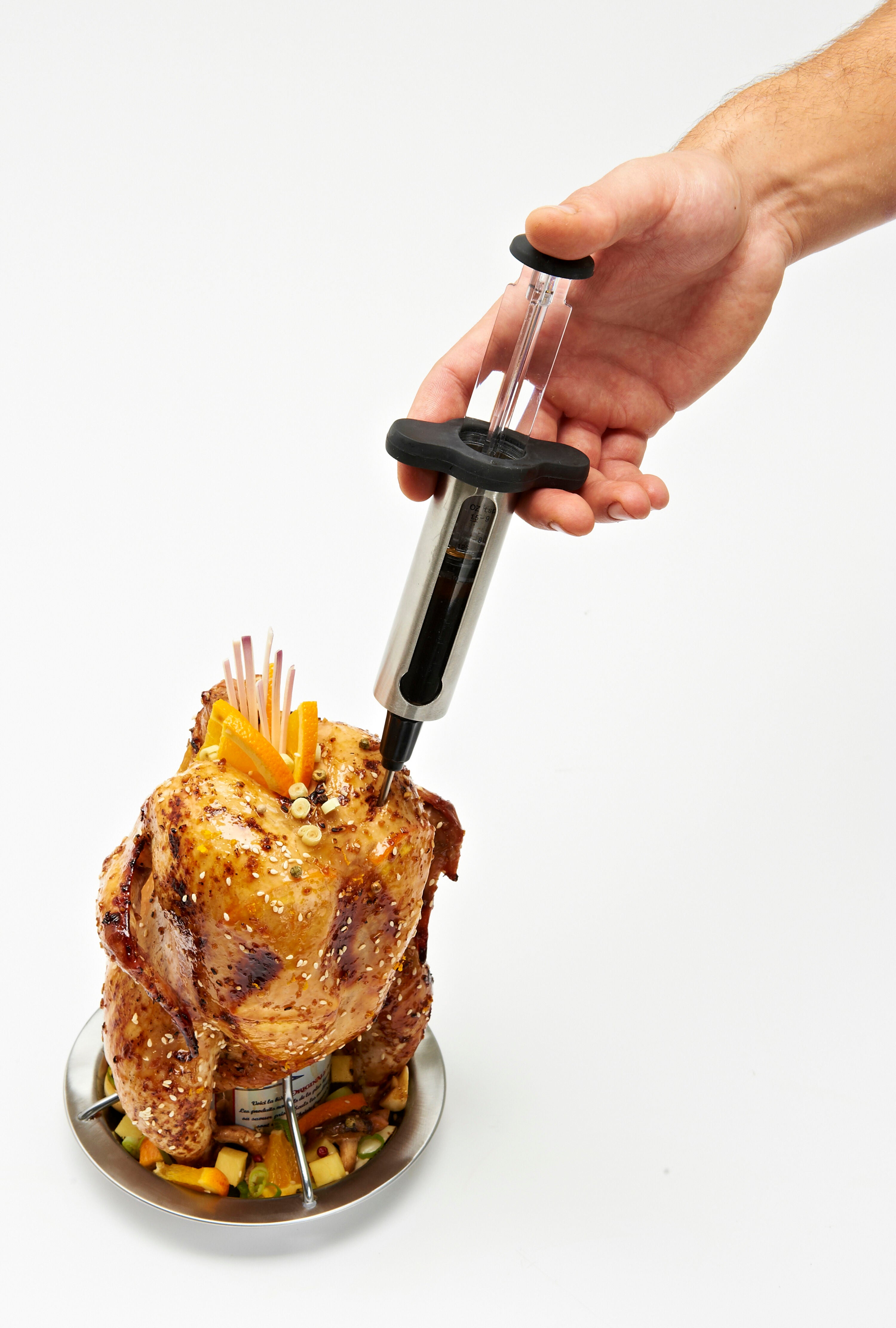 broil-king-marinade-injector-siringa-per-marinare-con-2-aghi-e-finestra-graduata image 3