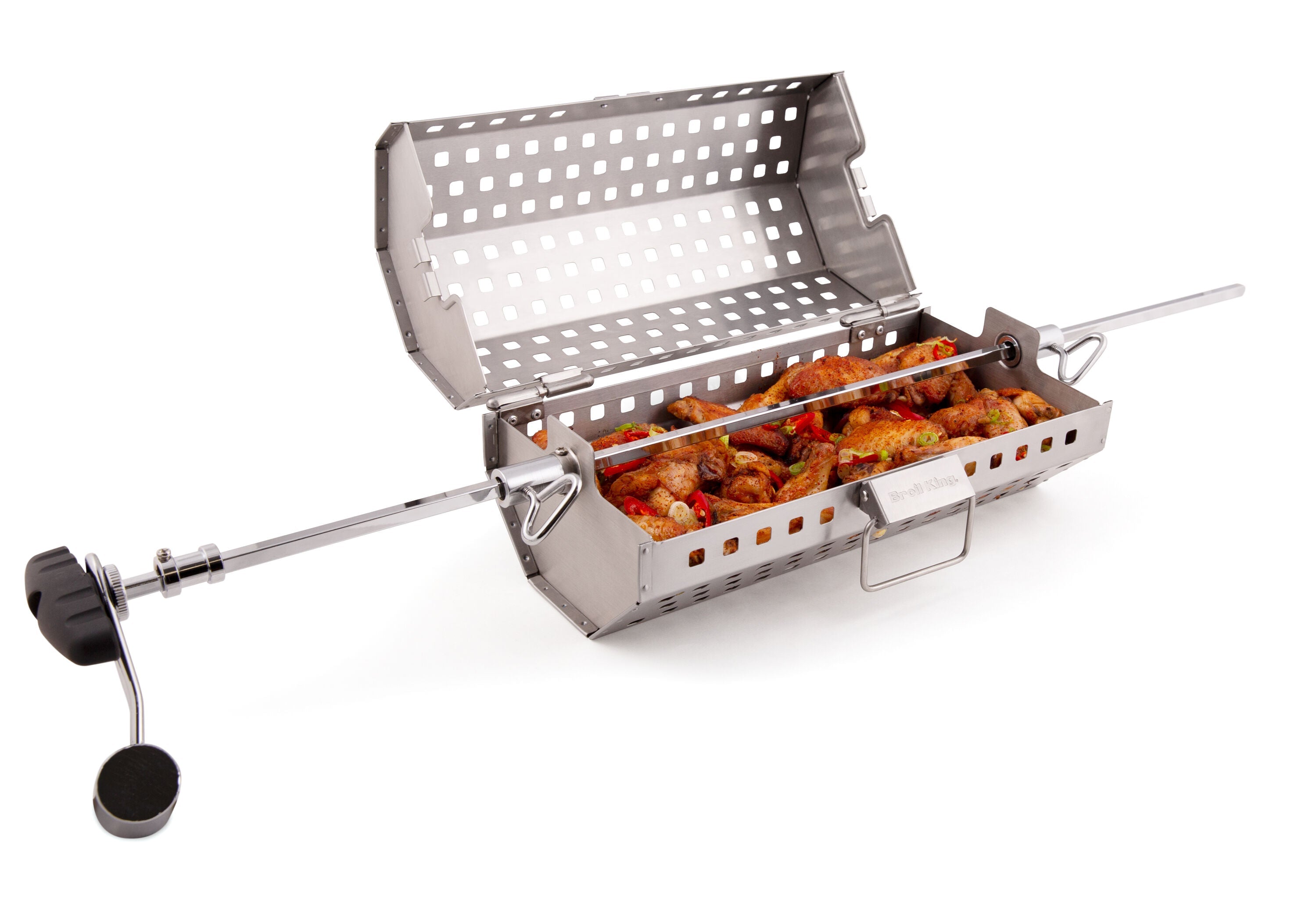broil-king-rotisserie-tumble-basket-cestello-girarrosto-in-acciaio-inox-forato-c image 2