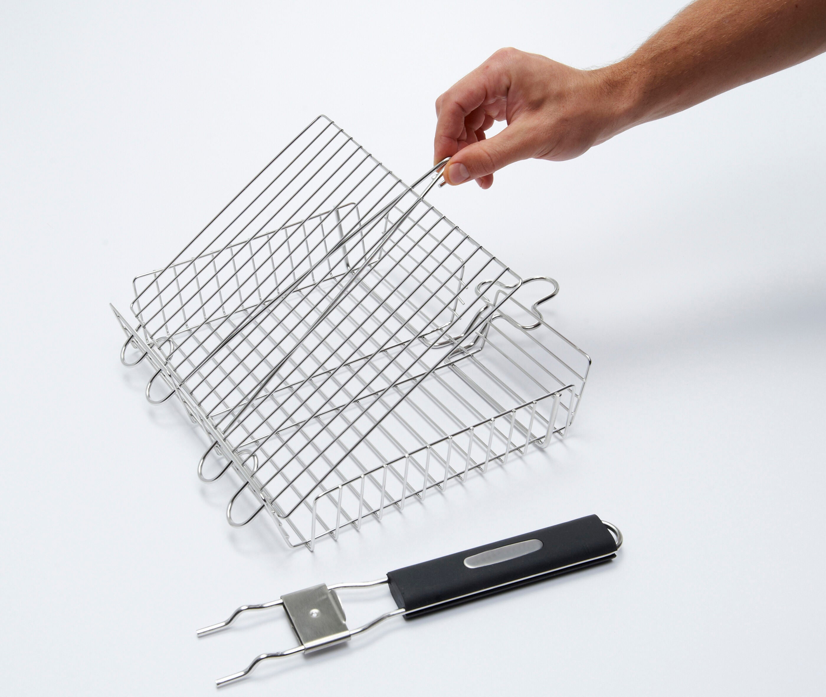 broil-king-detachable-handle-grill-basket-cestello-per-griglia-in-acciaio-inossi image 3