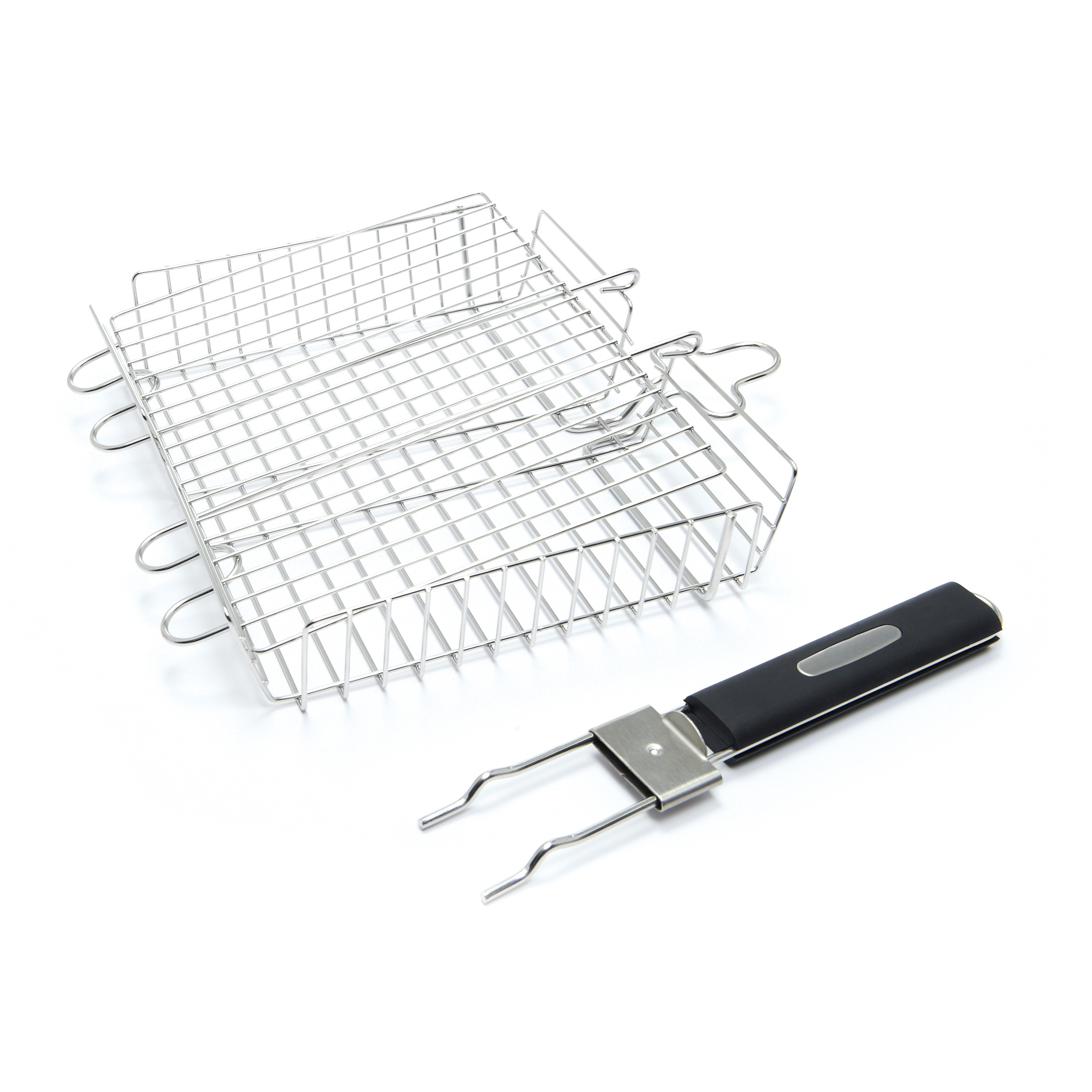 broil-king-detachable-handle-grill-basket-cestello-per-griglia-in-acciaio-inossi image 1