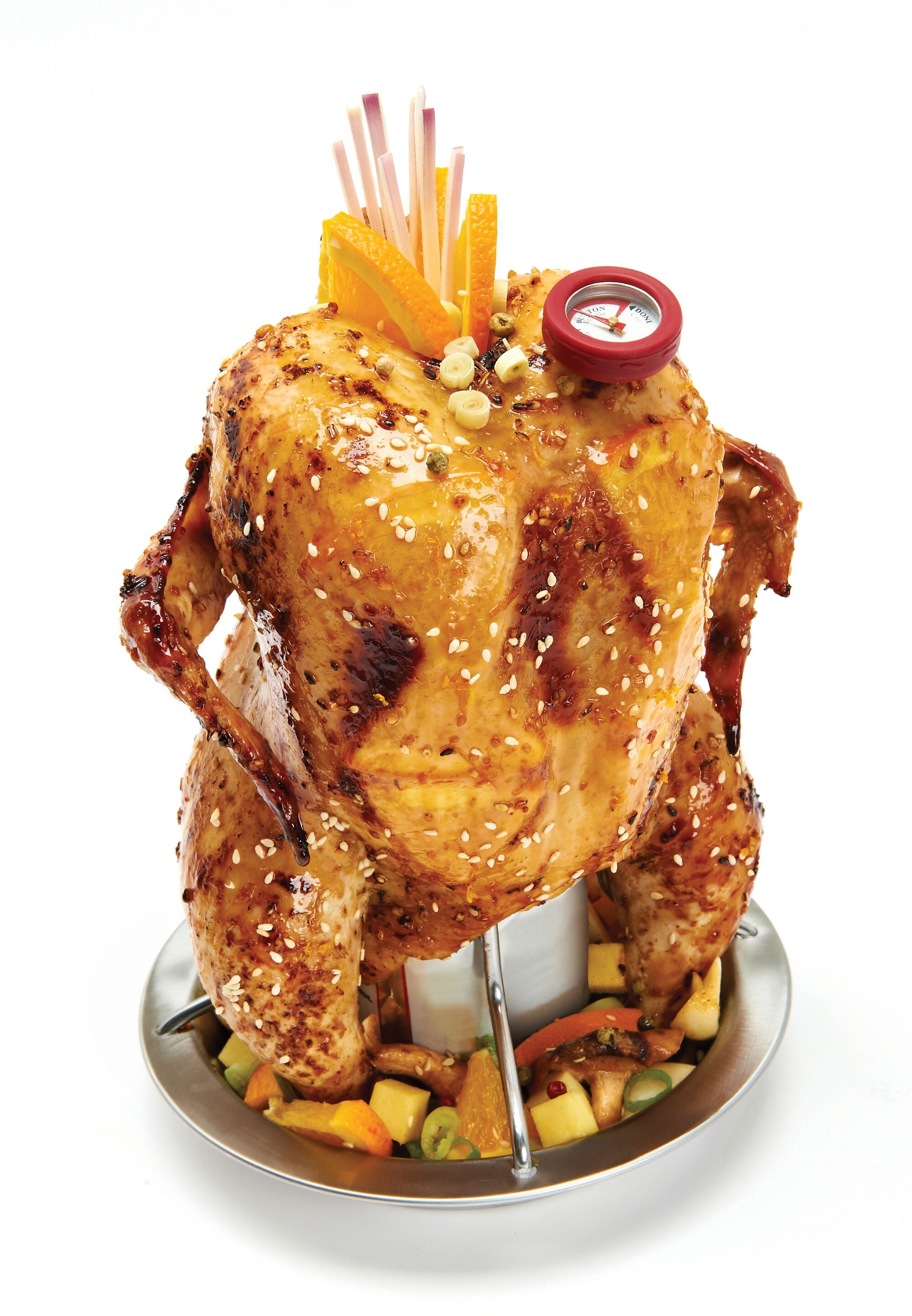 broil-king-chicken-roaster-supporto-in-acciaio-inox-per-pollo-alla-birra-con-teg image 2