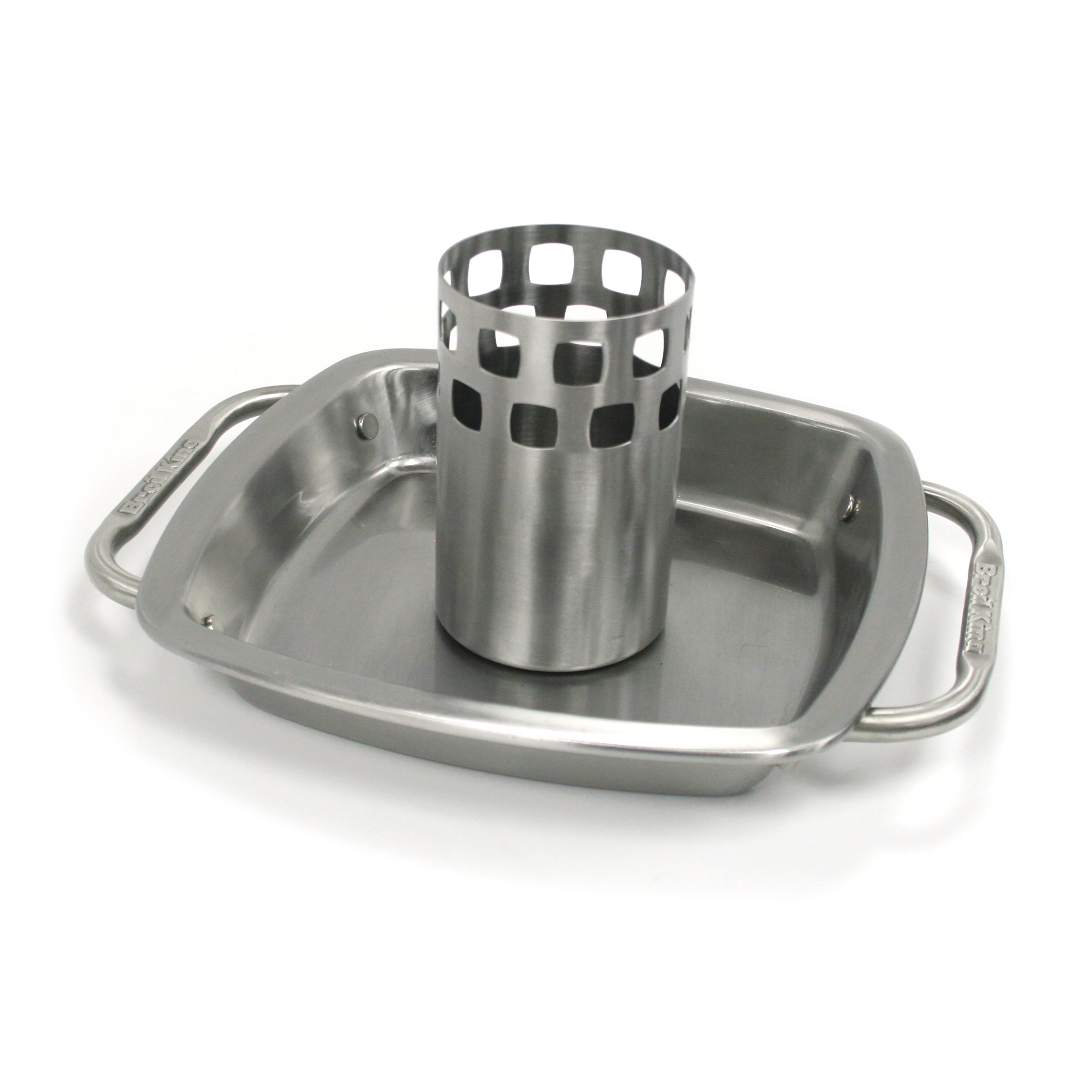 broil-king-chicken-roaster-with-pan-attrezzo-per-pollo-alla-birra-100-acciaio-in image 1
