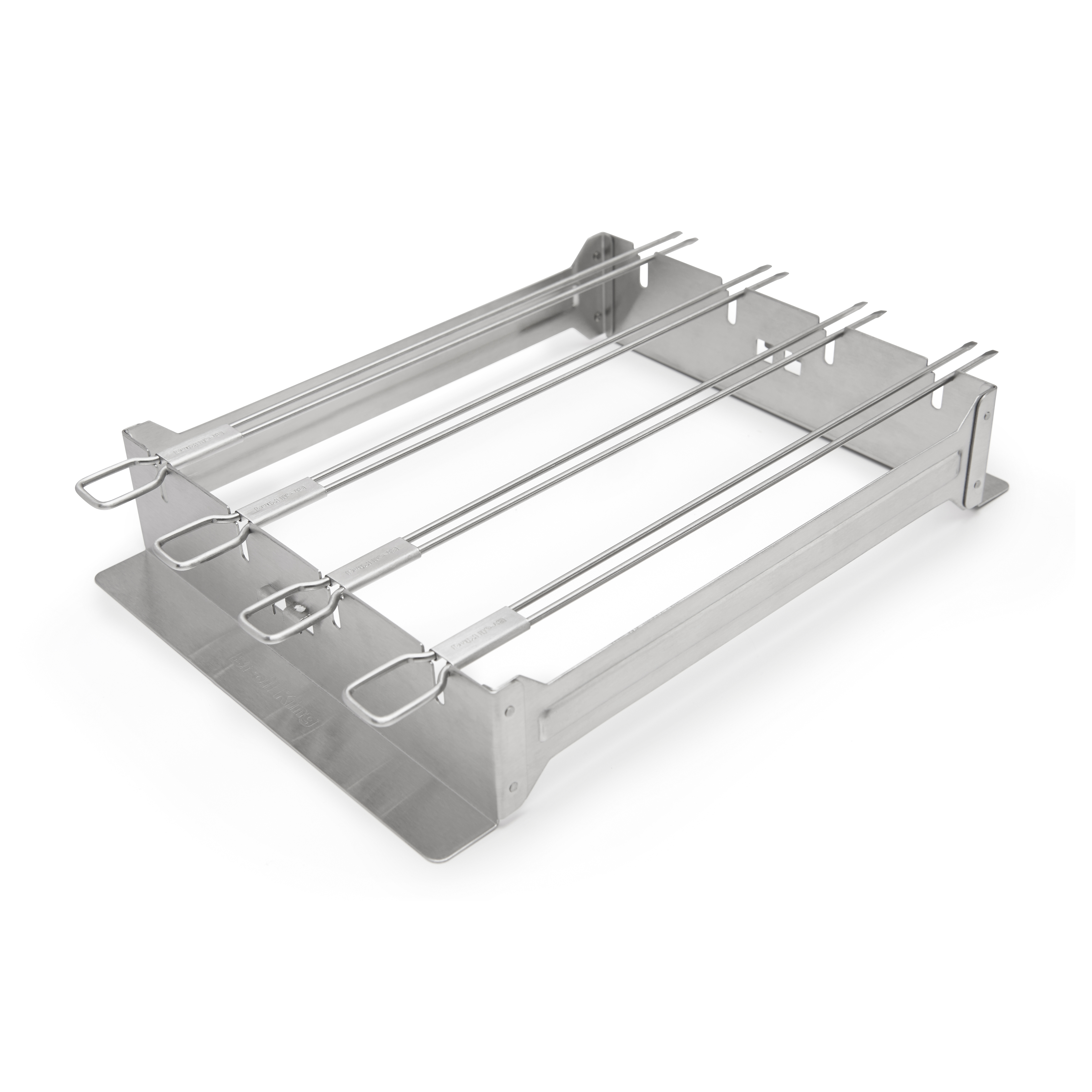 broil-king-porta-spiedini-stretto-in-acciaio-inox-set-4-spiedini-a-doppia-punta- image 1