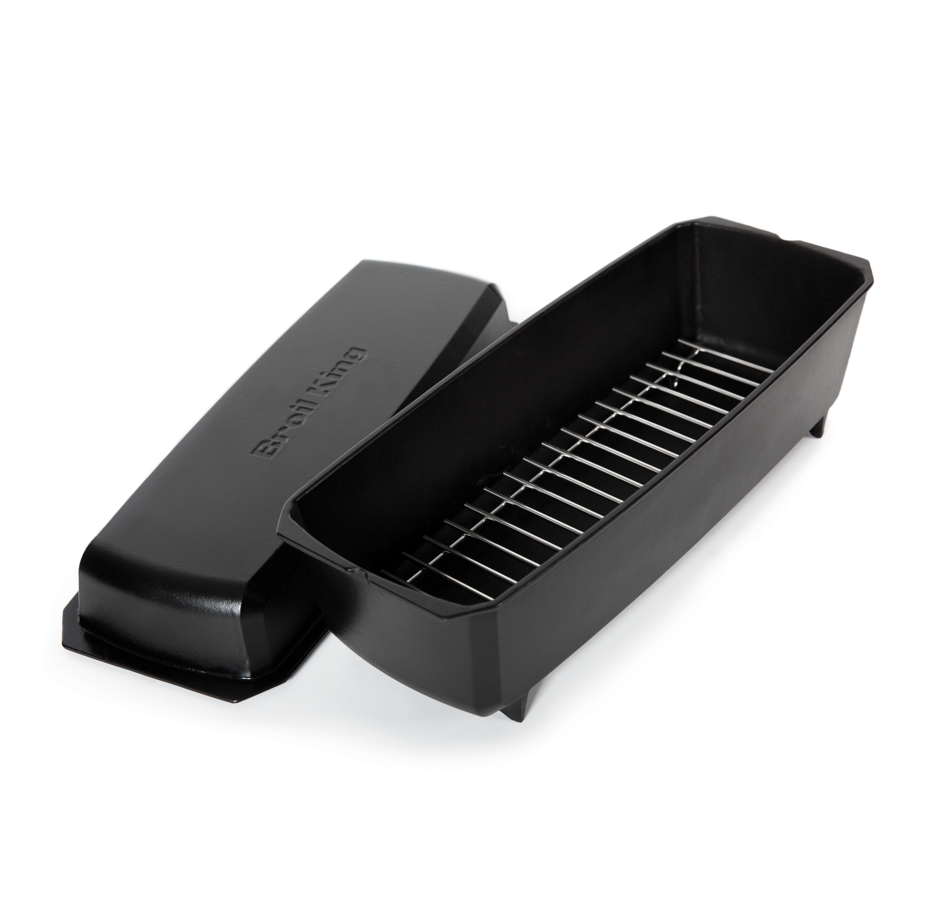 broil-king-cast-iron-rib-roaster-rostiera-in-ghisa-per-costine-in-verticale-con- image 1